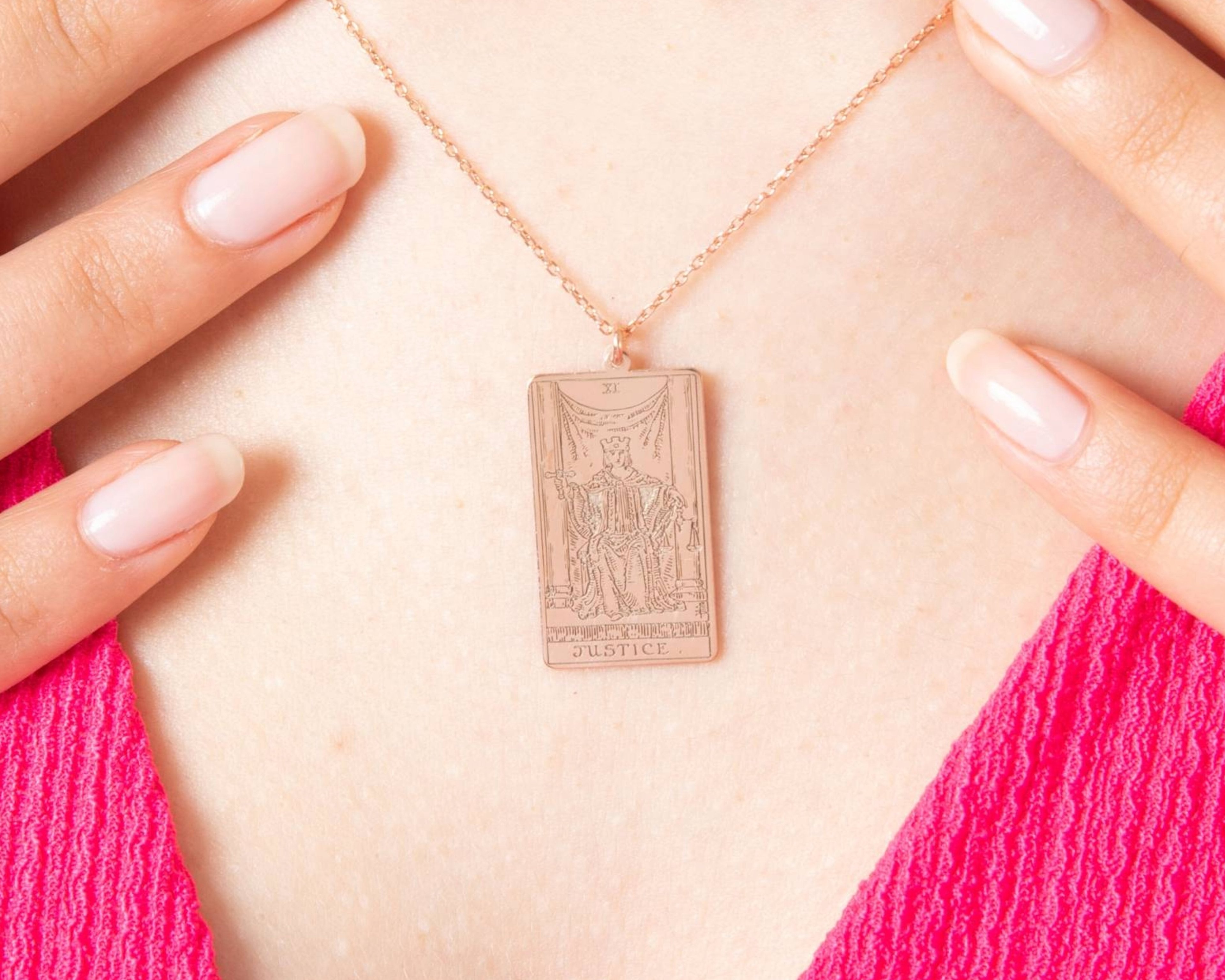 Silver Tarot Necklace