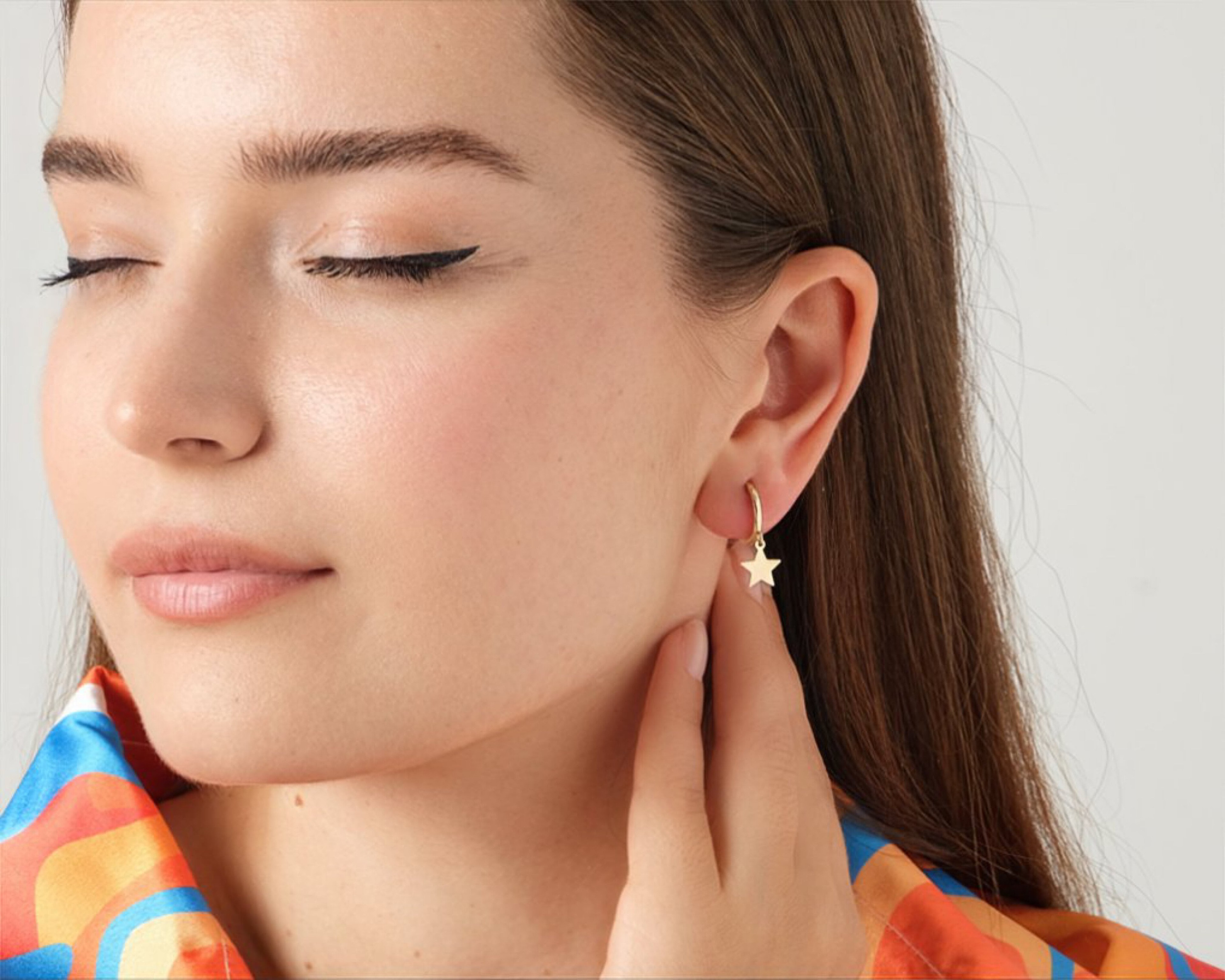 Gold Star Earrings