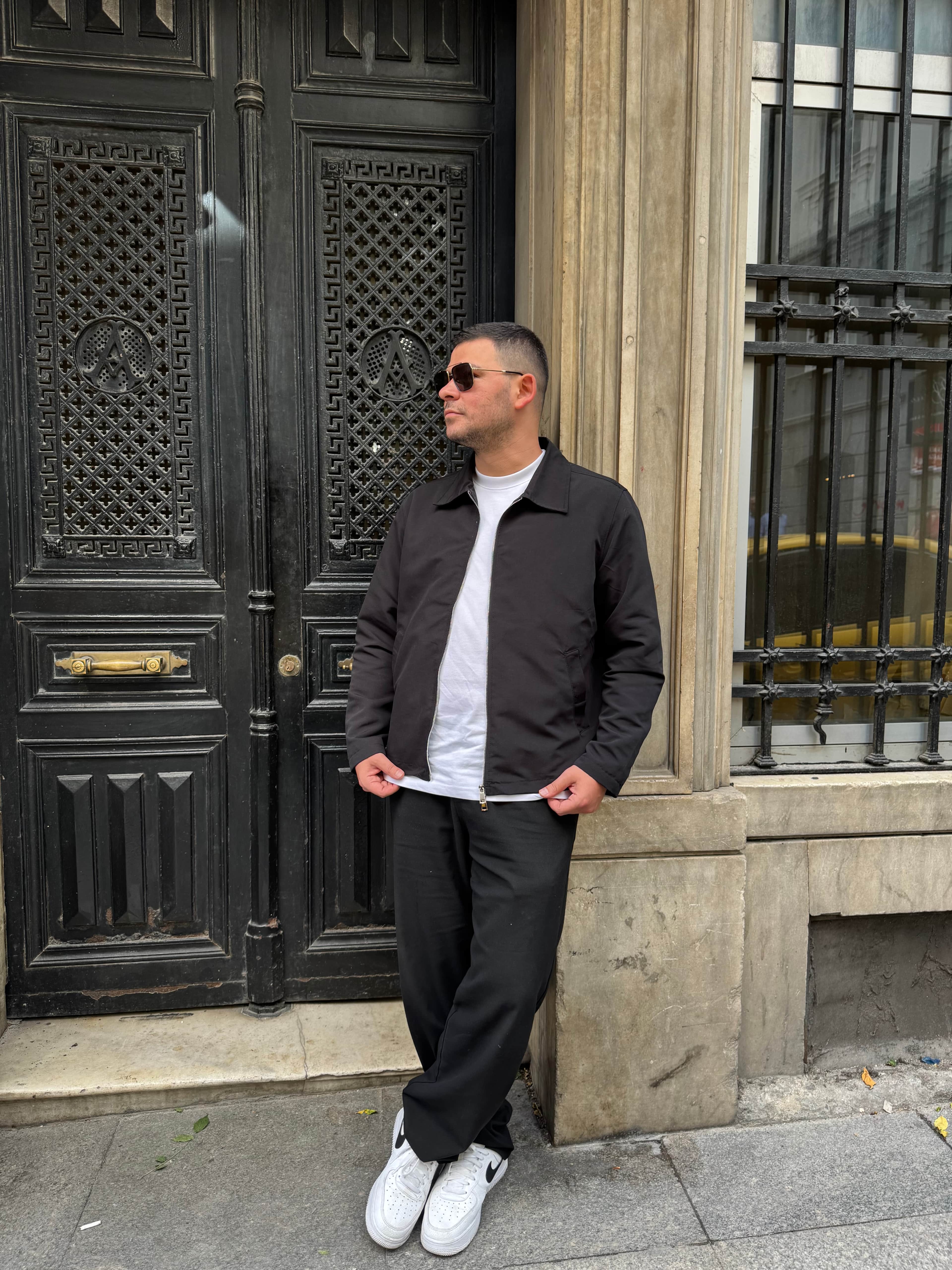 Siyah Oversize Mevsimlik Ceket