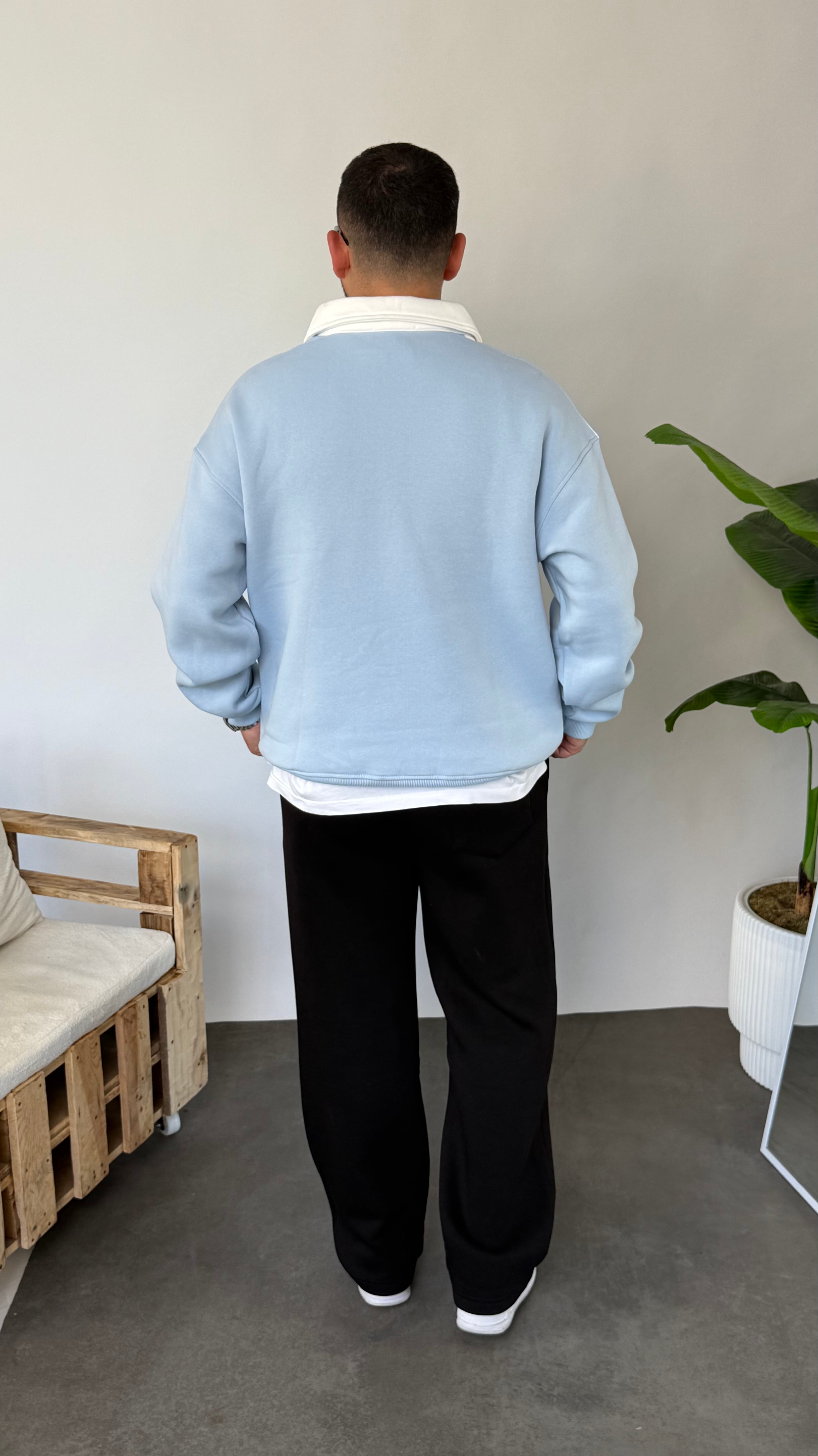 ARGNTN Nakışlı Oversize Sweatshirt