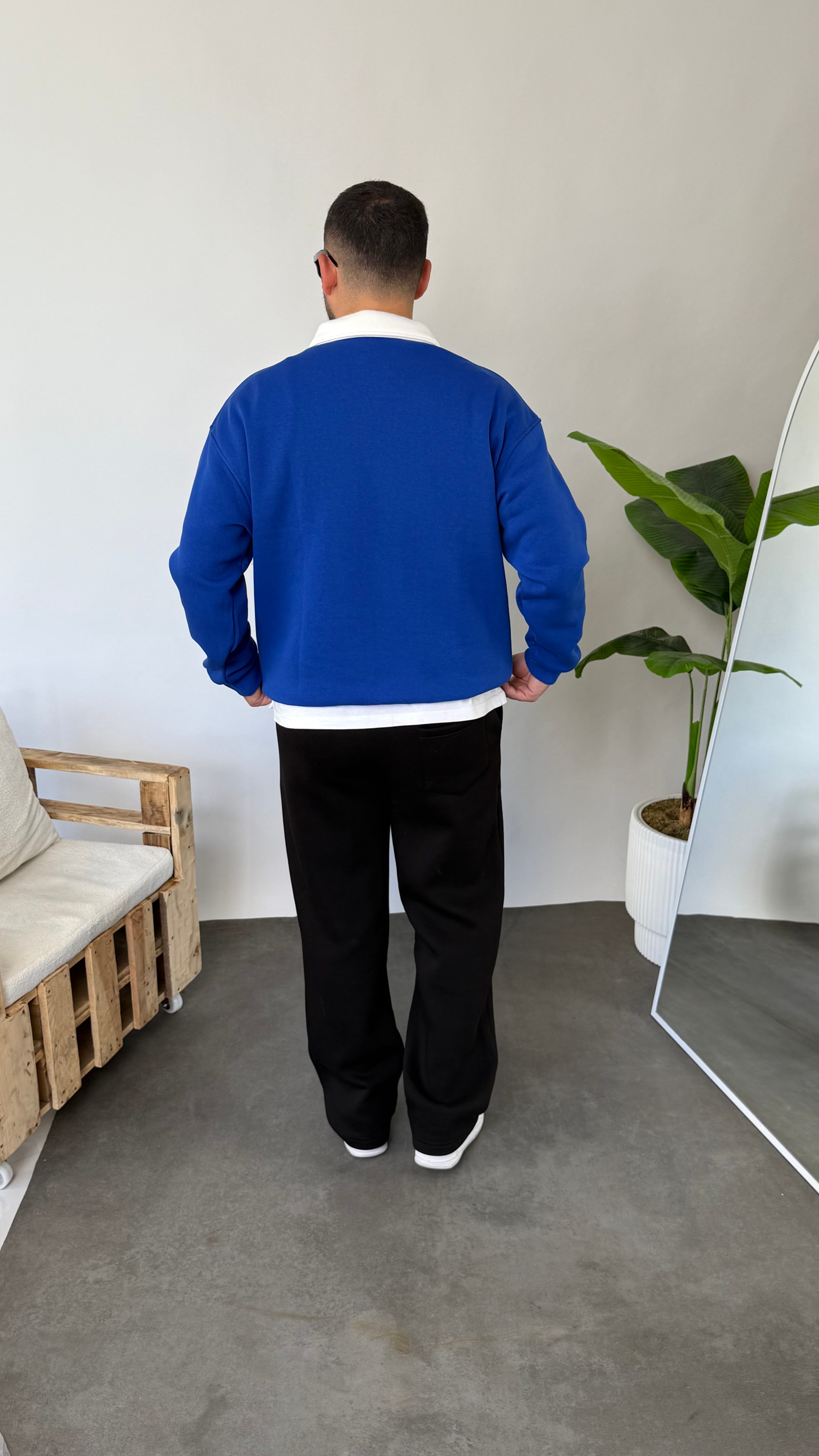 ITALIA Nakışlı Oversize Sweatshirt