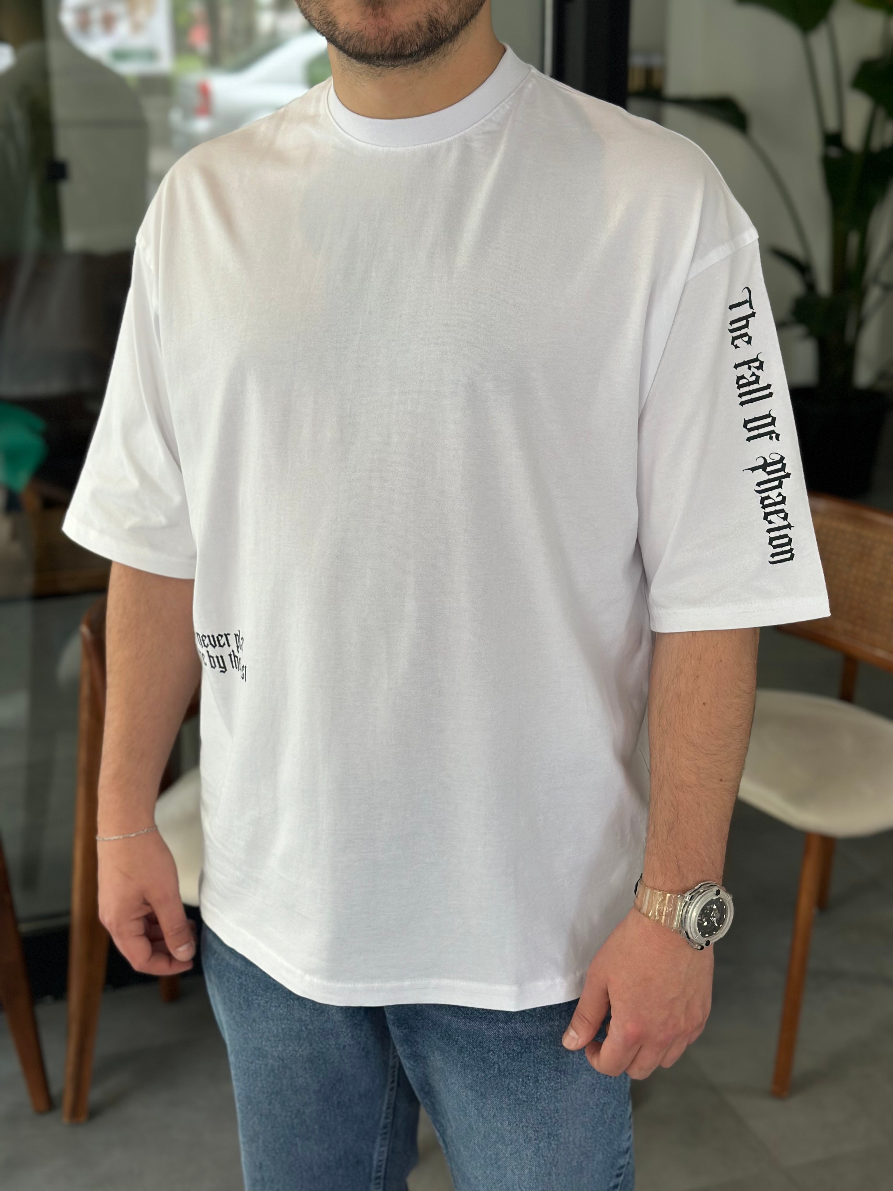 Phaeton Baskılı Oversize T-Shirt