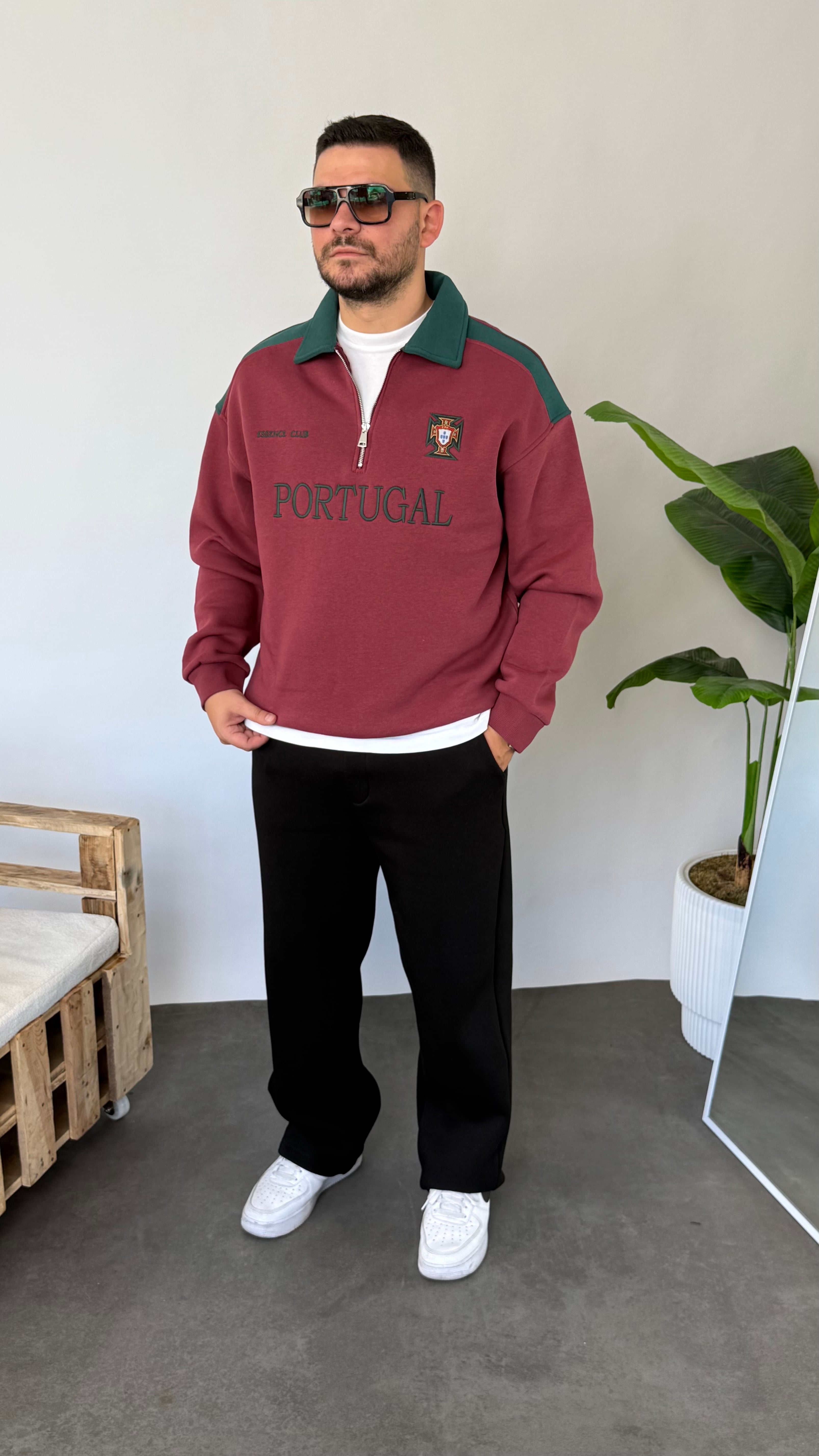 Prtkz Nakışlı Oversize Sweatshirt