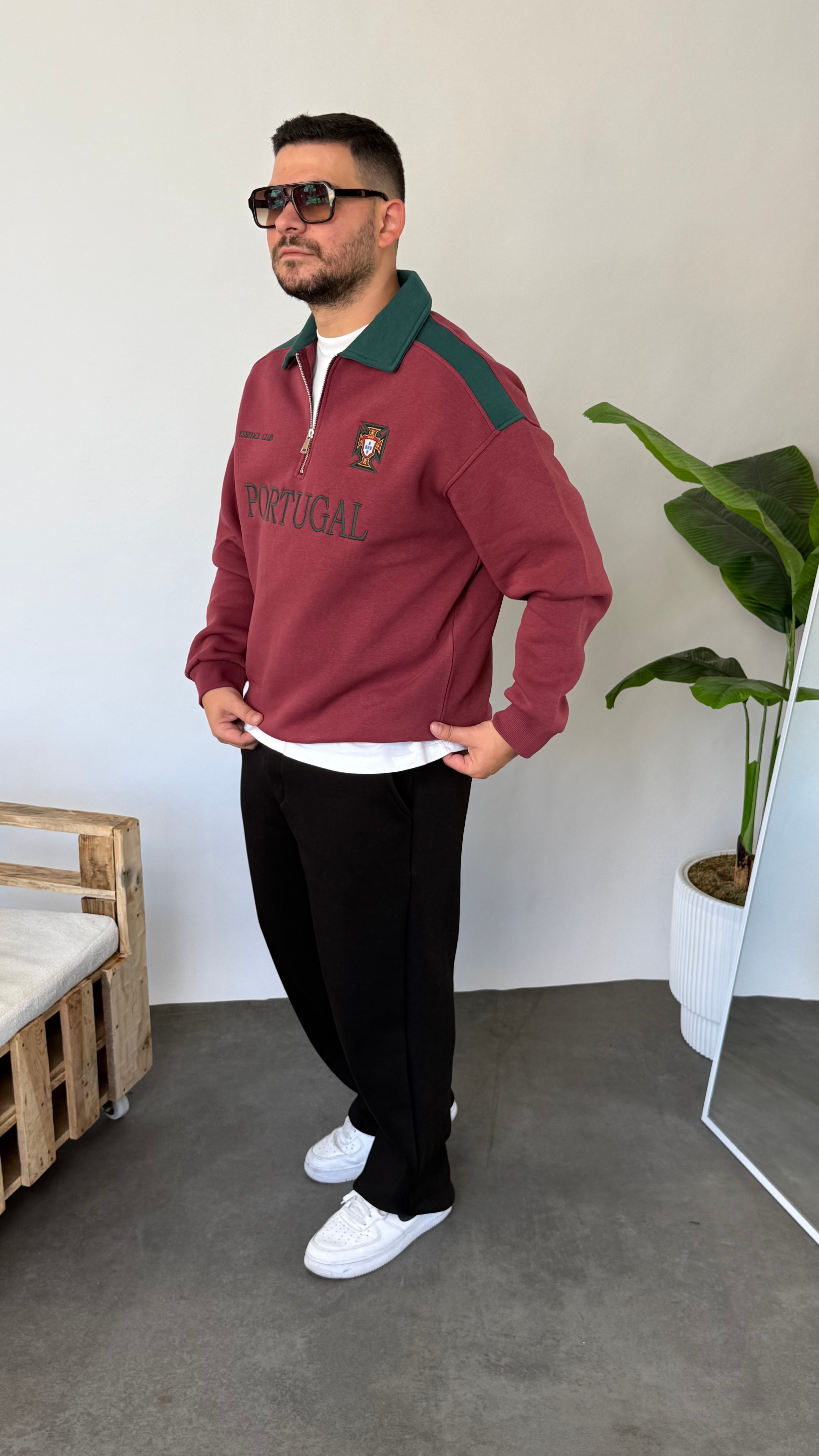 Prtkz Nakışlı Oversize Sweatshirt