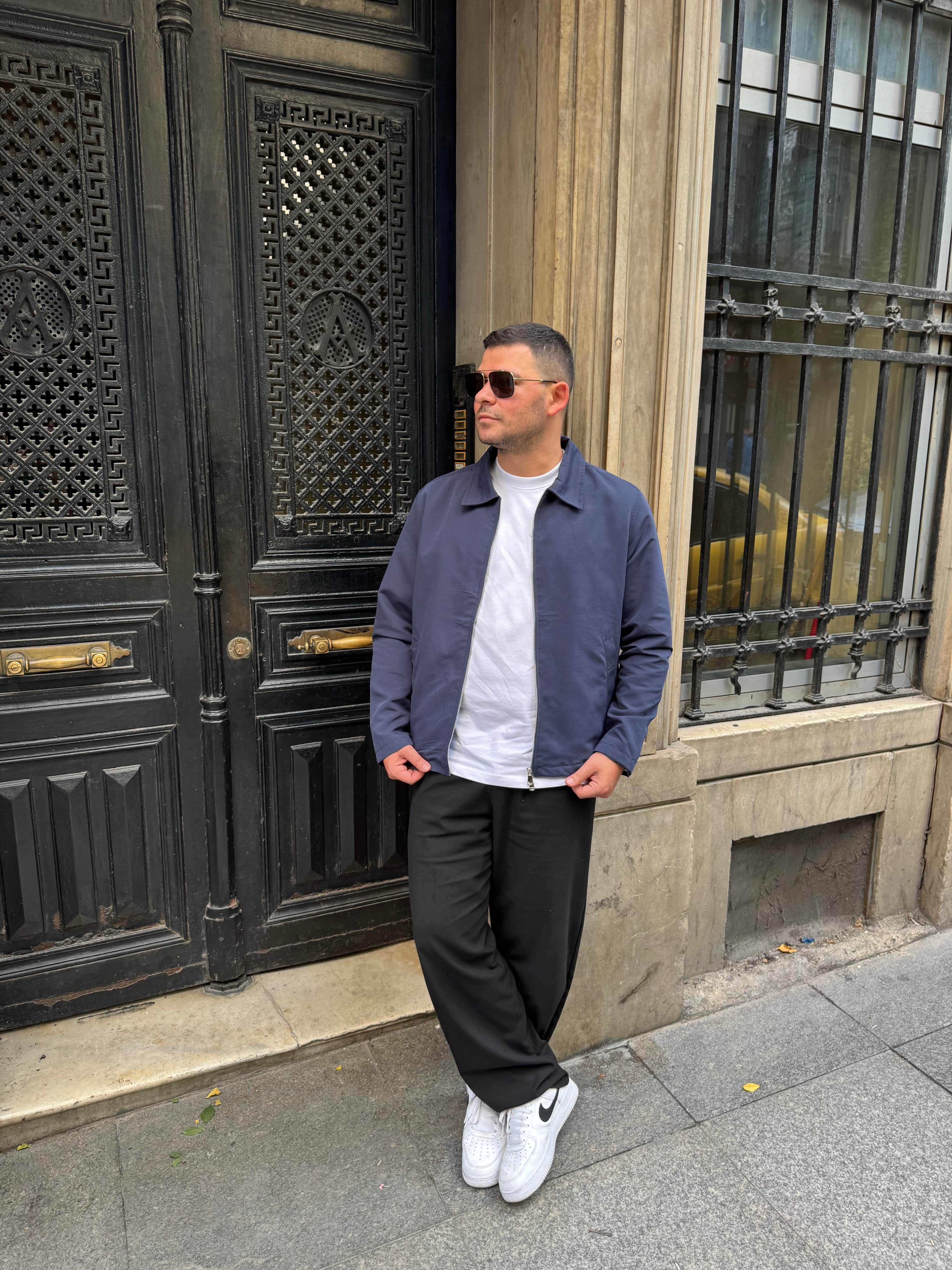 Lacivert Oversize Mevsimlik Ceket