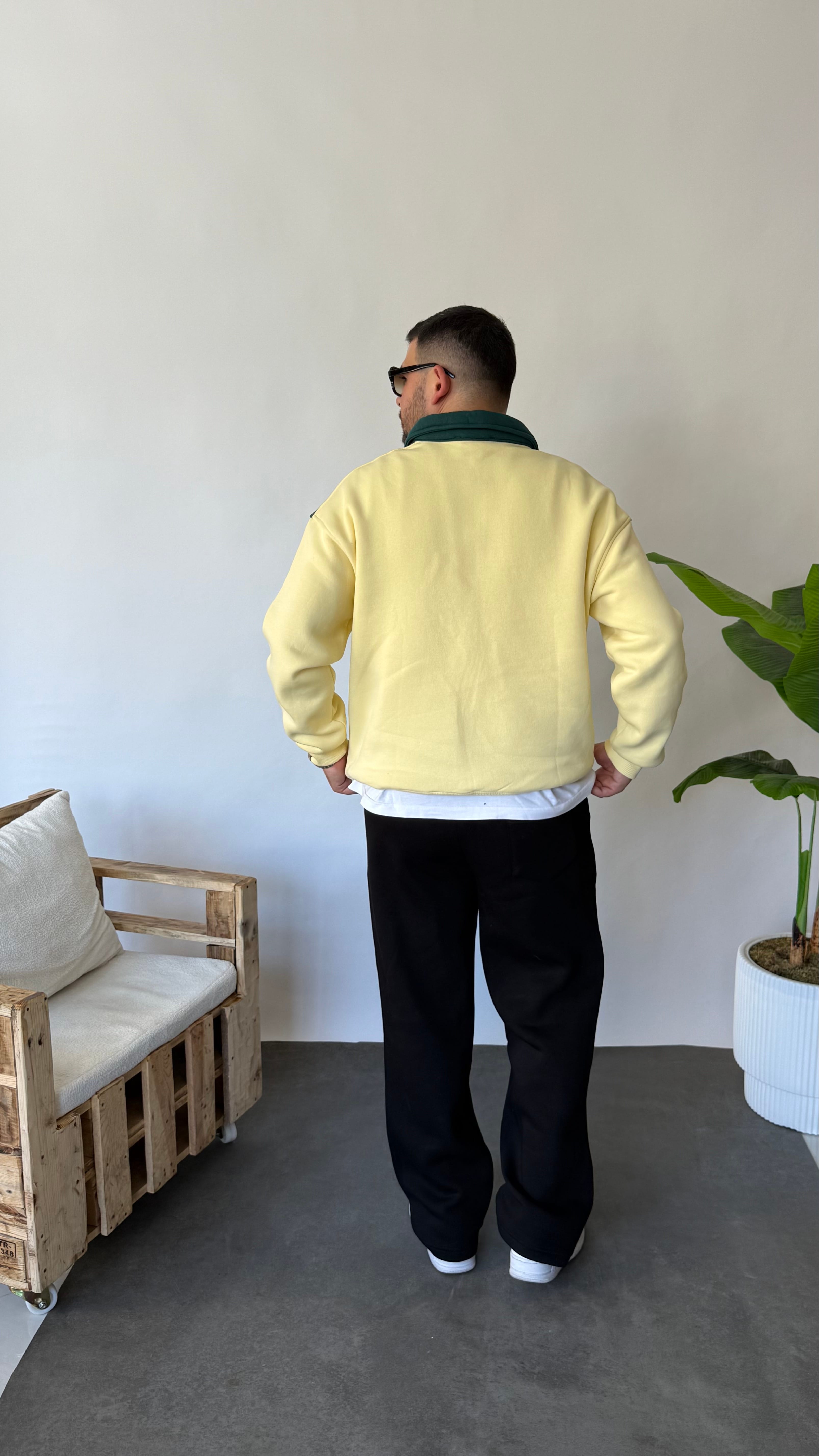 Brzl Nakışlı Oversize Sweatshirt