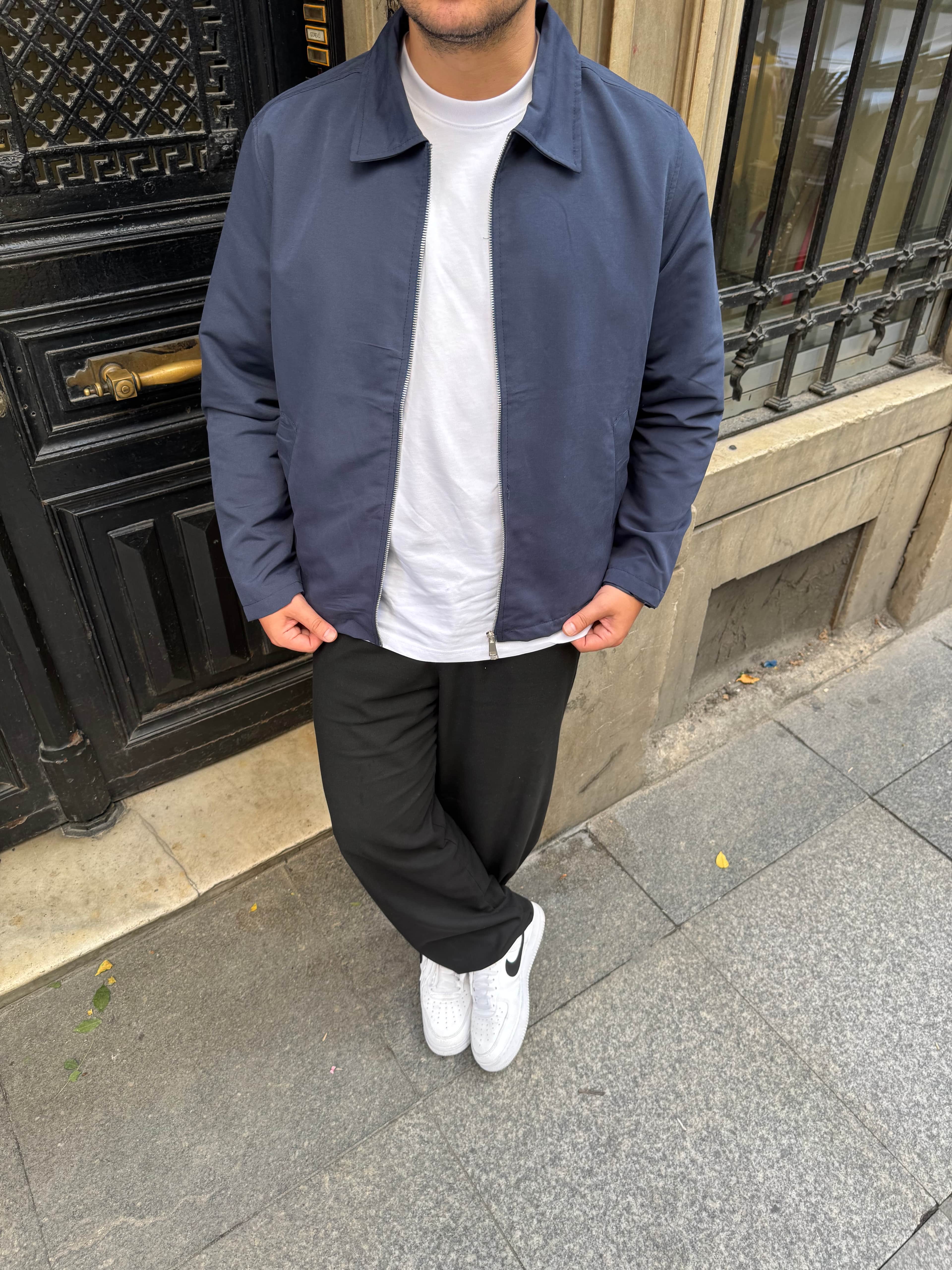 Lacivert Oversize Mevsimlik Ceket