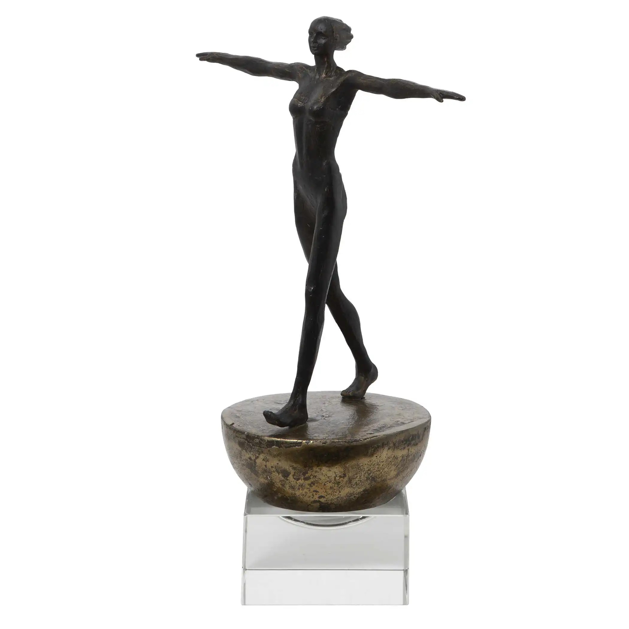 Finding Balance Sculpture - Woman