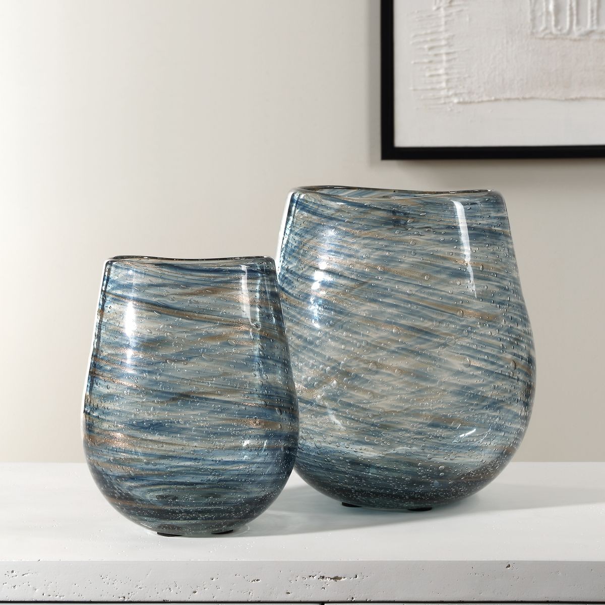 Aurora Swirl Vazo (2'li Set)