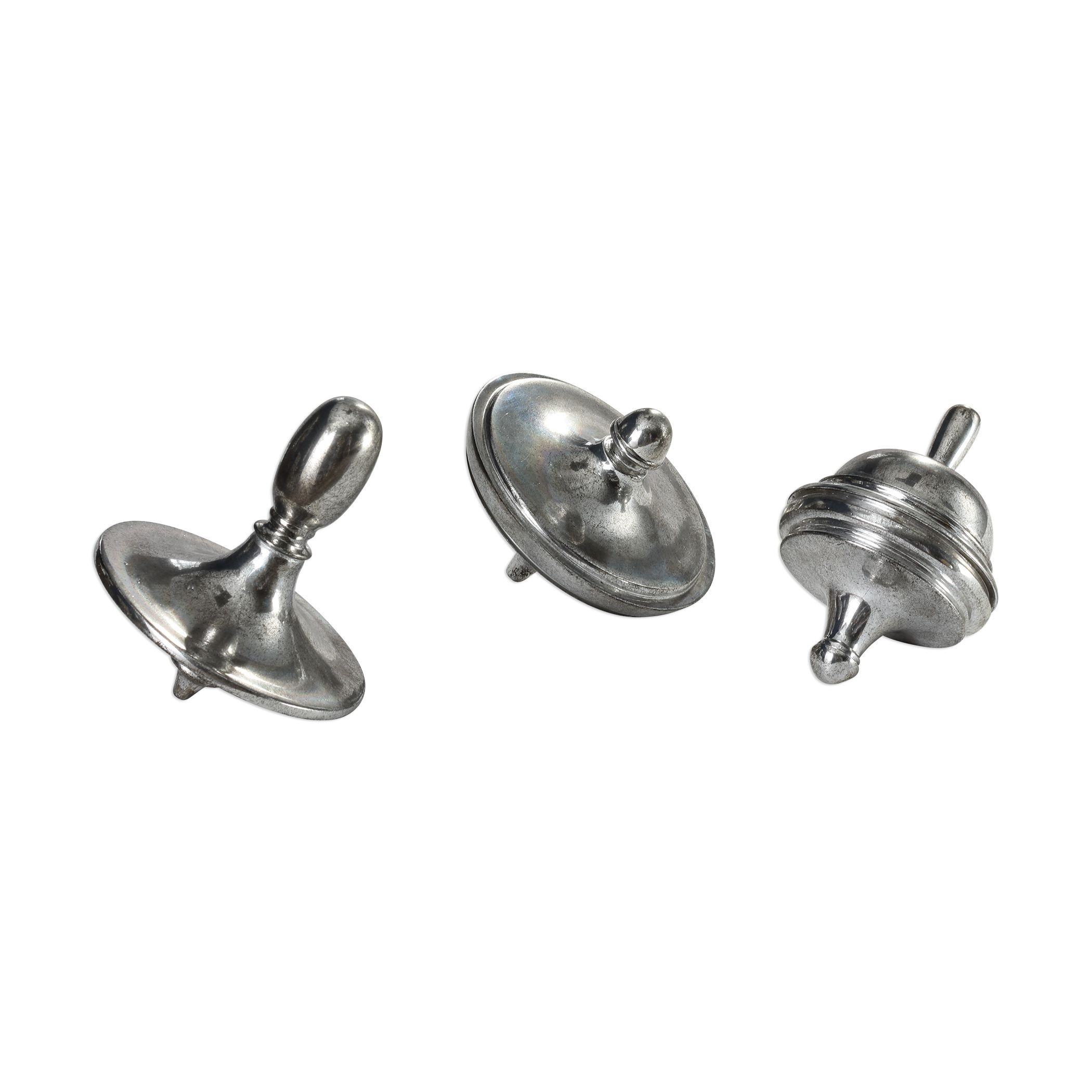 Dönen Topaç Heykeli (3lü Set)