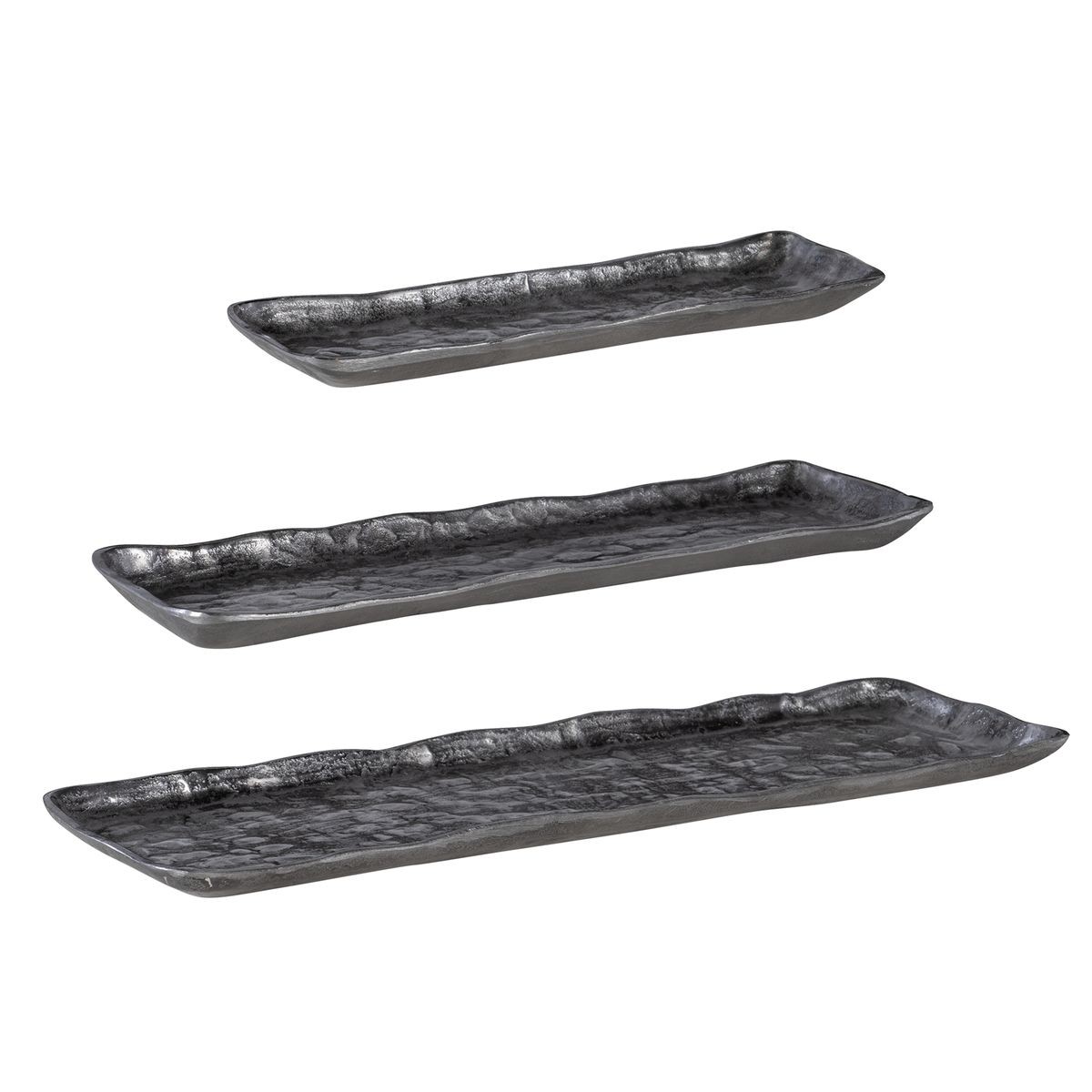 Artisan Antik Nikel Tepsi (3'lü Set)