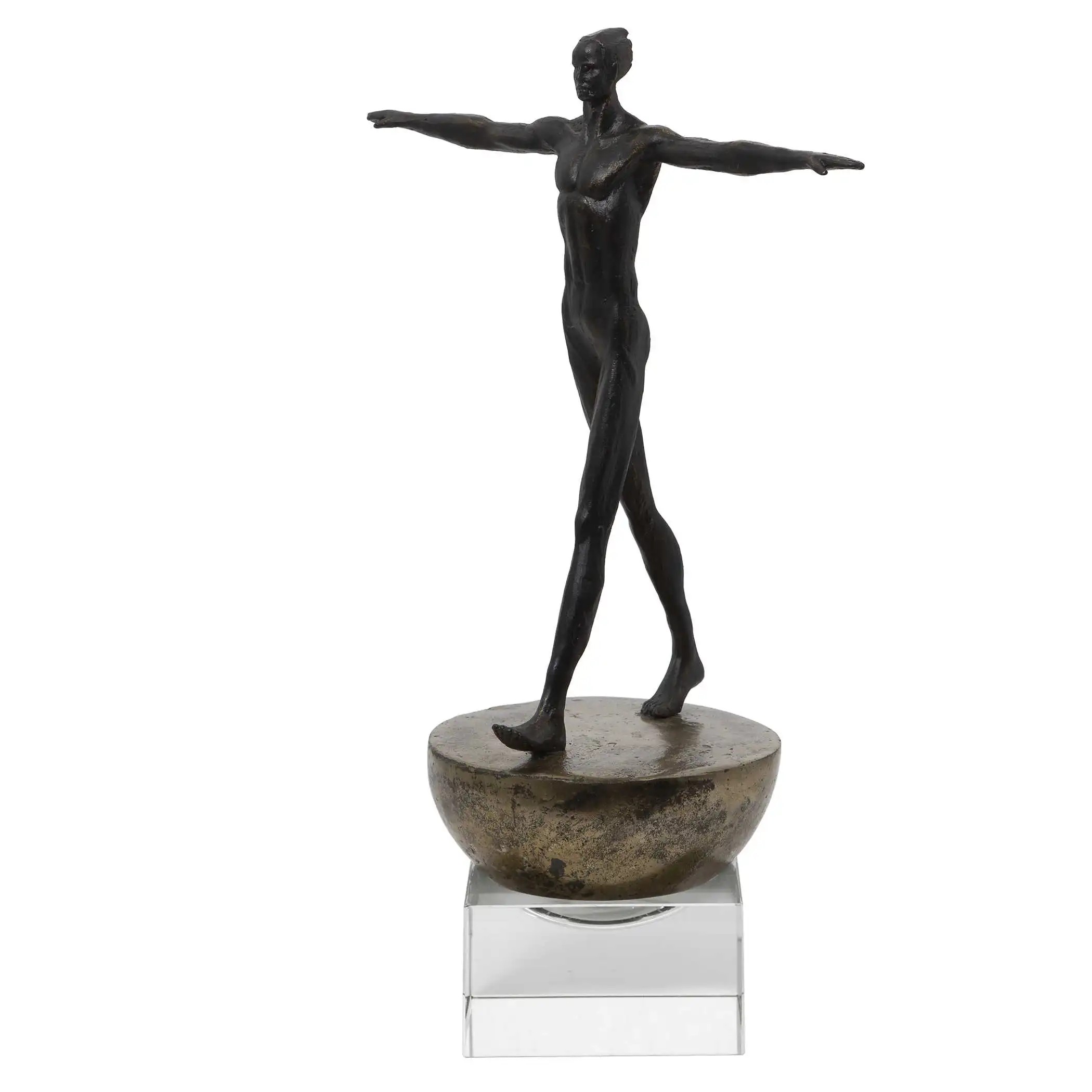 Finding Balance Sculpture - Man