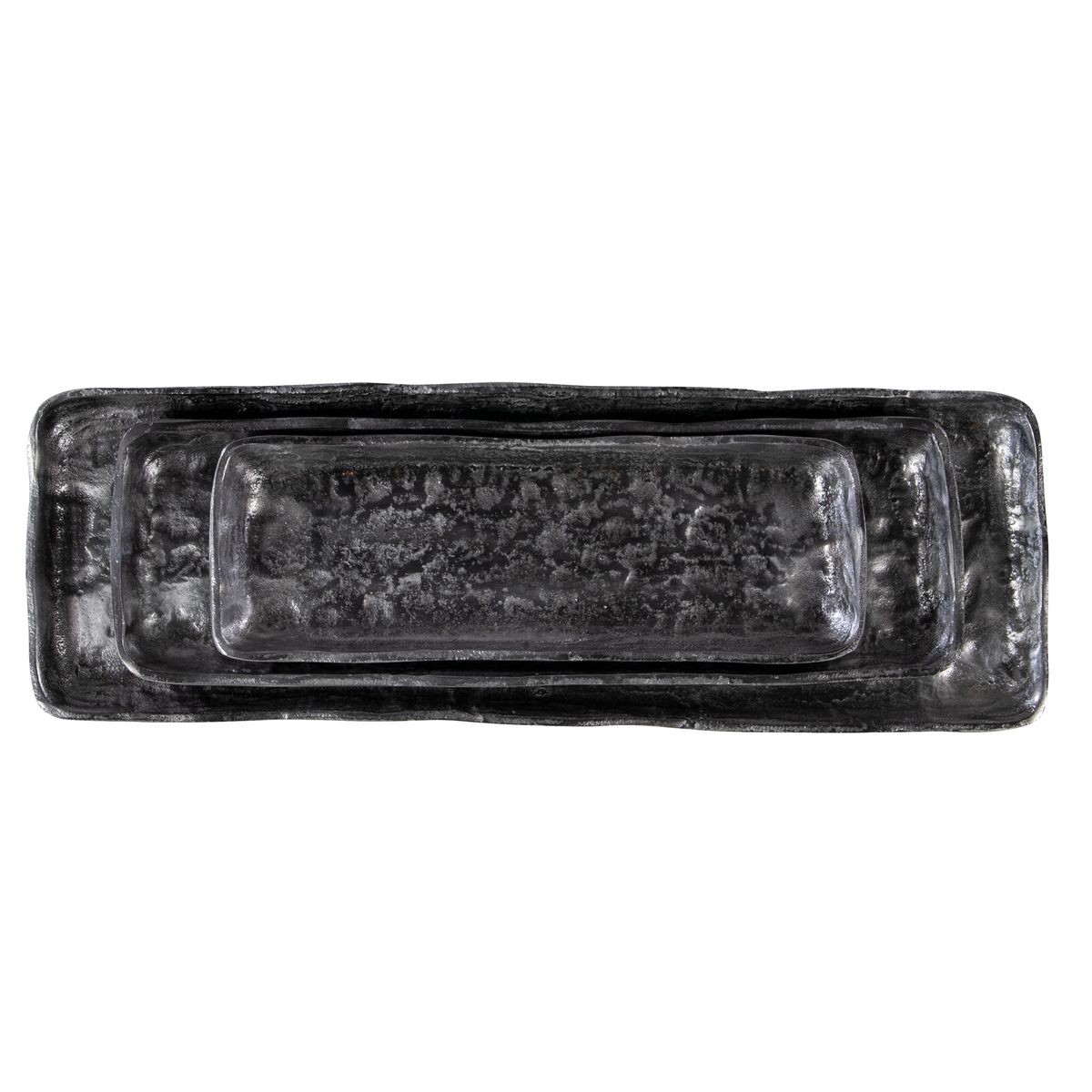 Artisan Antik Nikel Tepsi (3'lü Set)