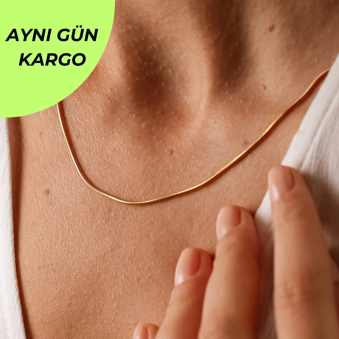 Zarif Minimal Zincir Kolye | 925 Gümüş