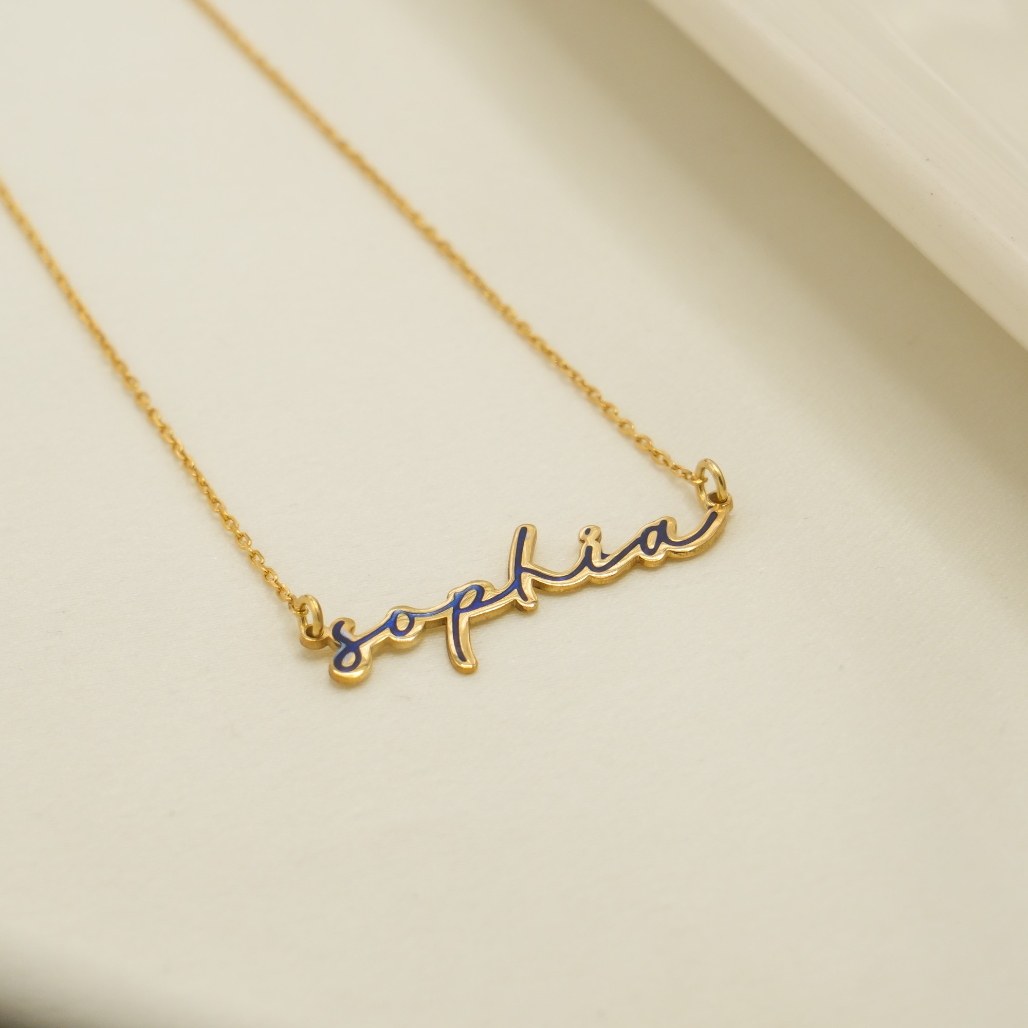 Colored Name Necklace