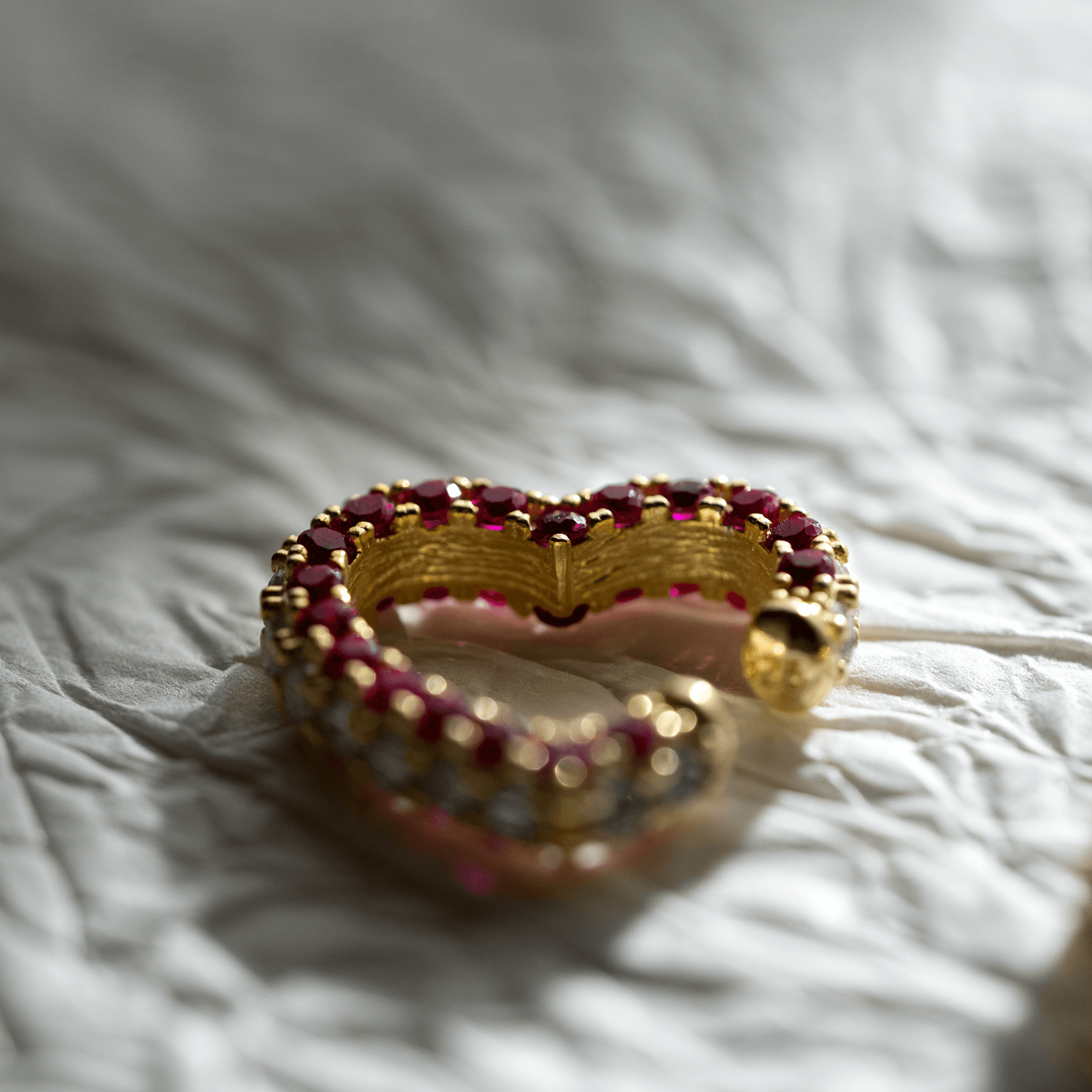 Pop Heart Cuff | 925 Gümüş