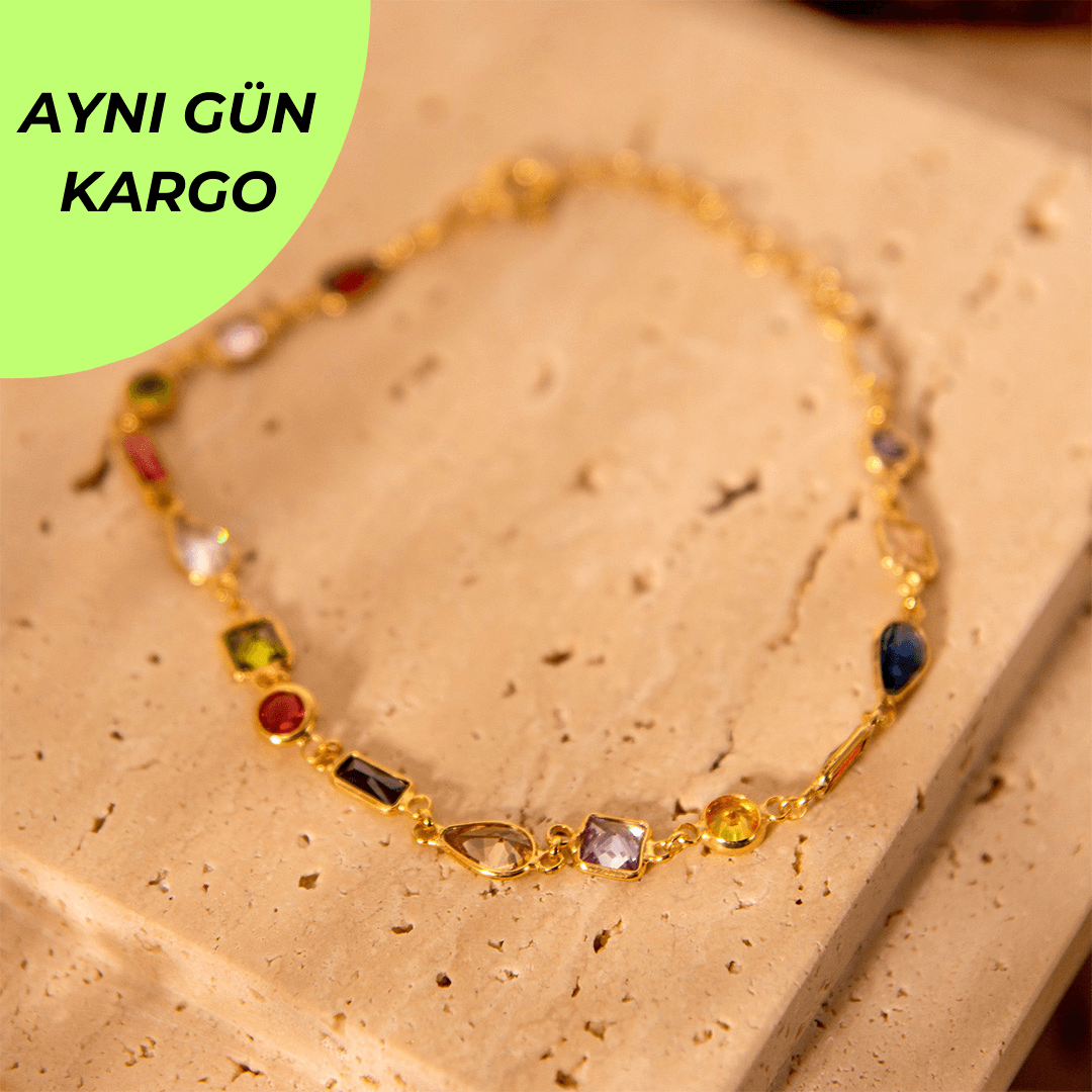 Natural Stones Rainbow Bracelet