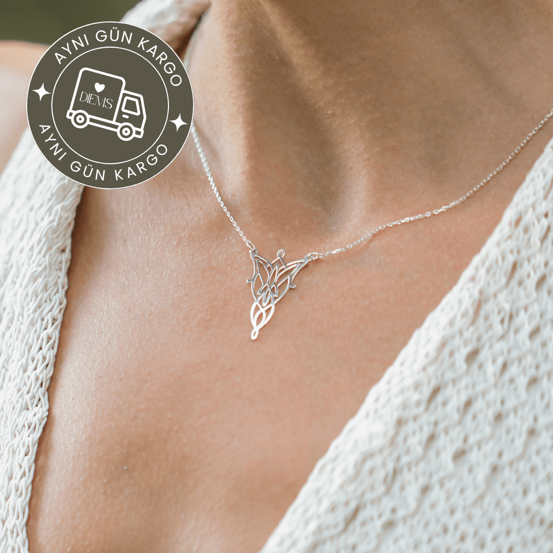Arwen Akşam Yıldızı Kolye | 925 Gümüş