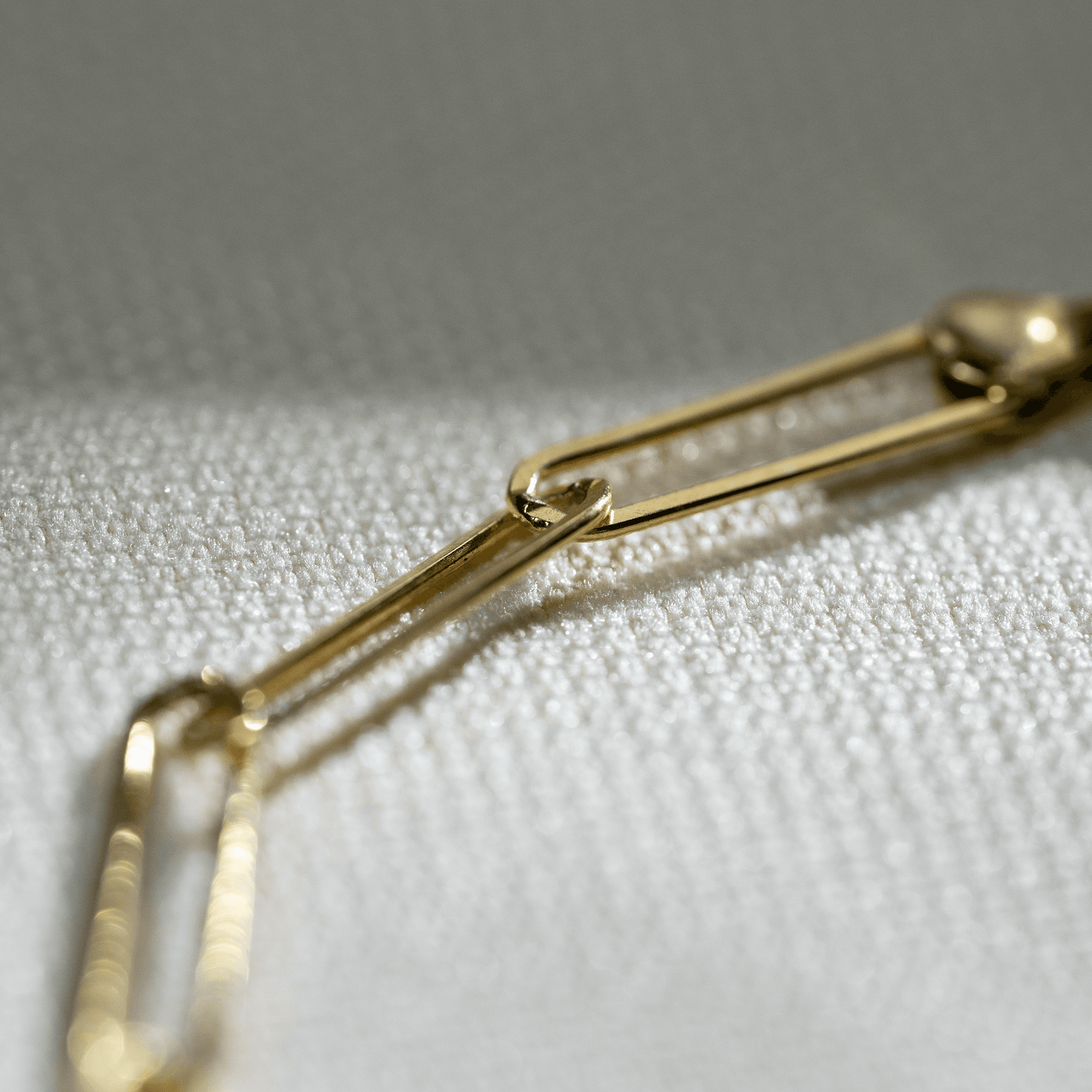 Large Paperclip Chain Bracelet