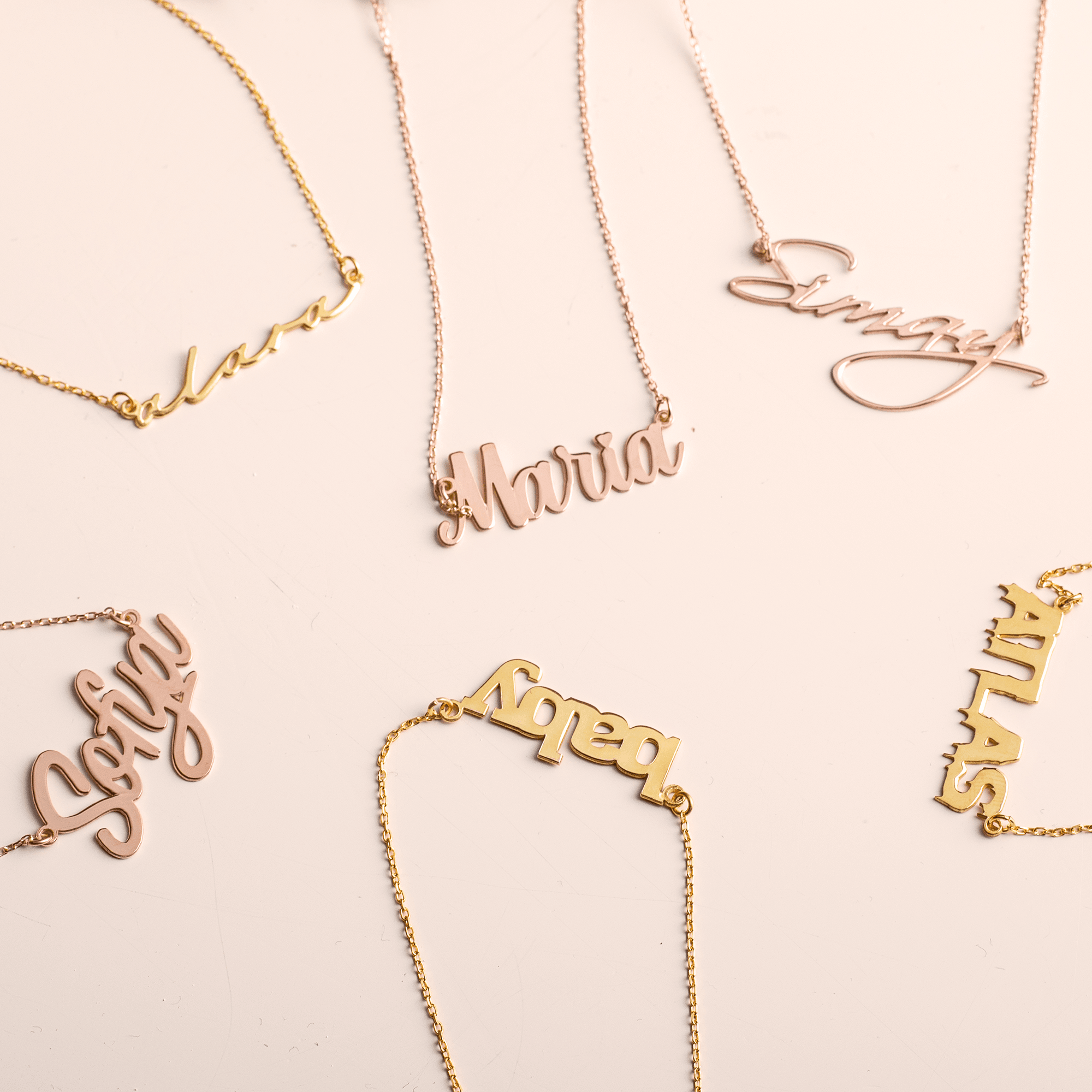 Name Necklace Font 18