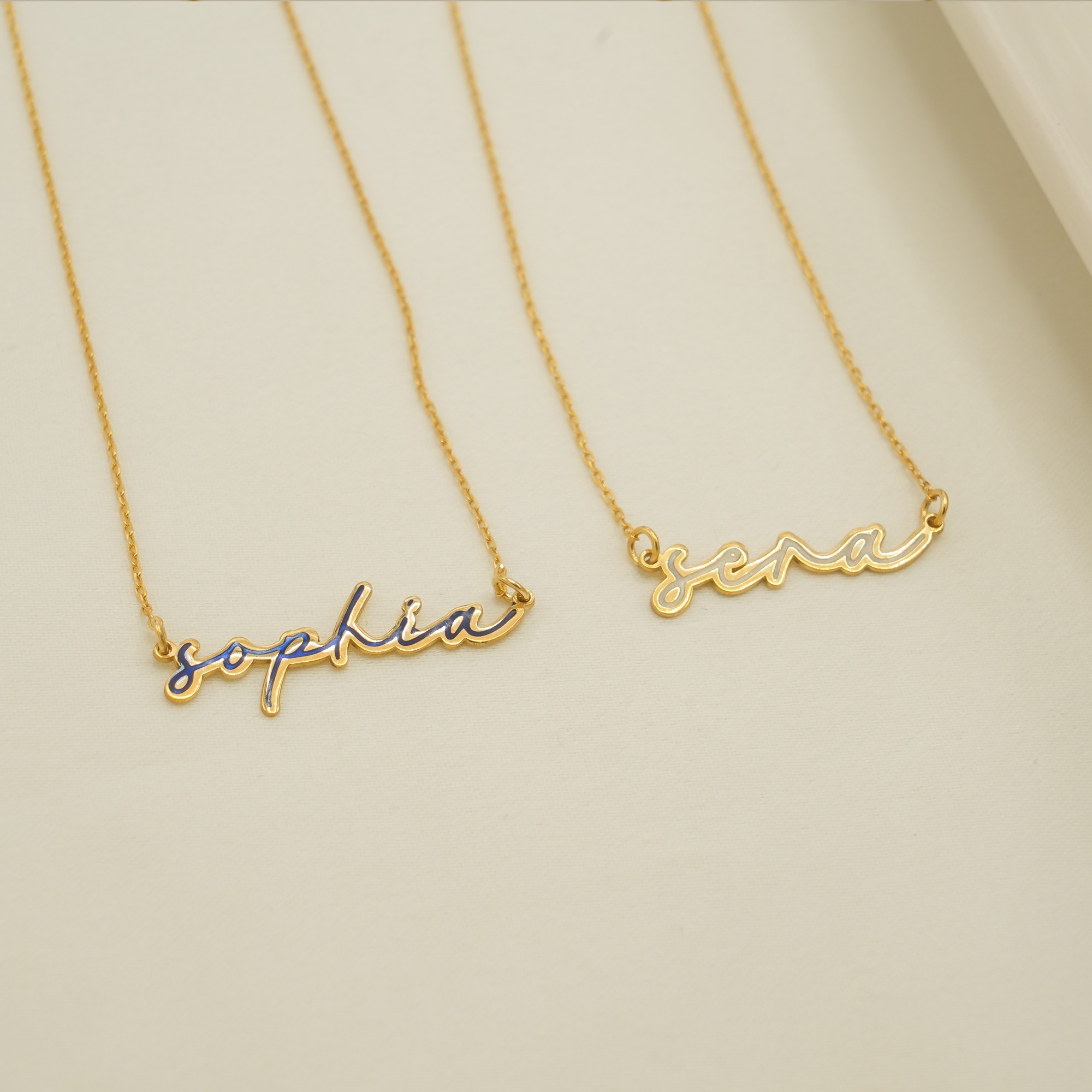 Colored Name Necklace