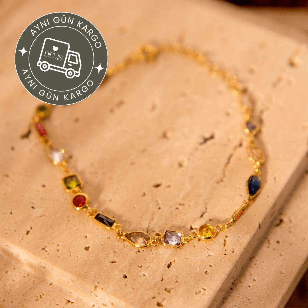Natural Stones Rainbow Bracelet