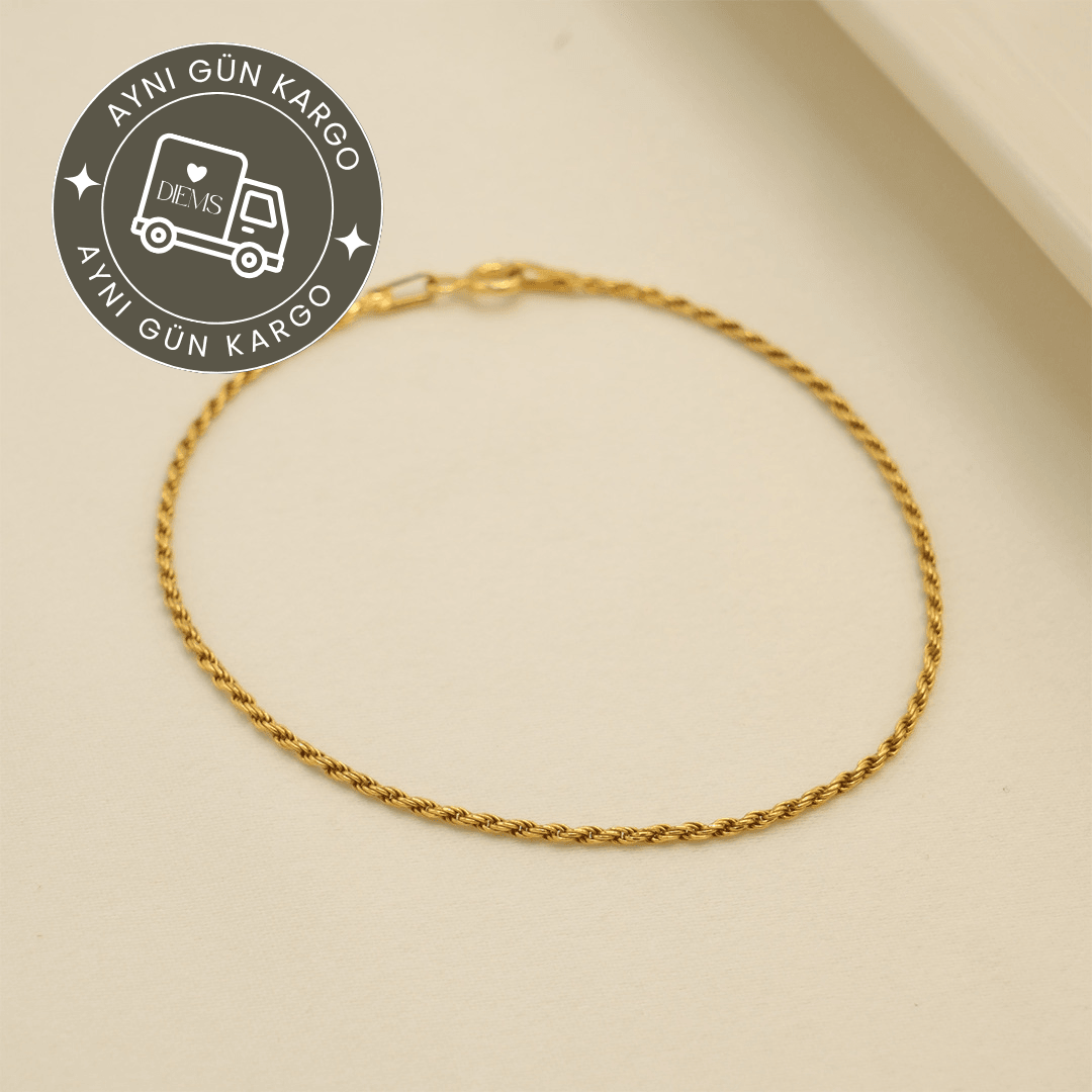 Twisted Rope Chain Bracelet