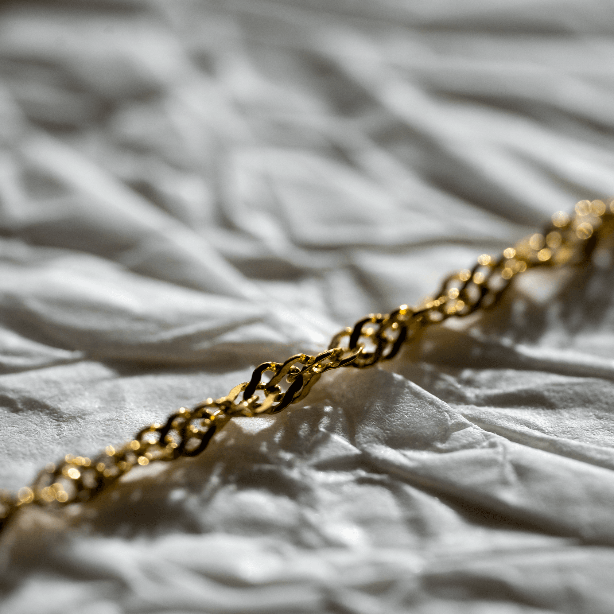 Sterling Silver Singapore Chain Necklace