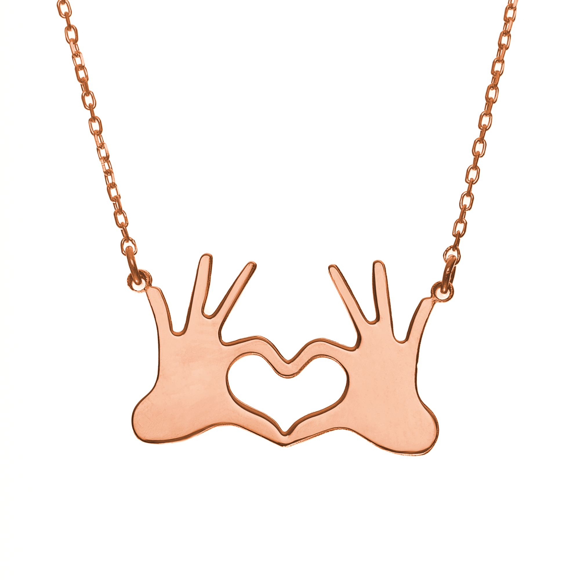 Heart Hand Necklace