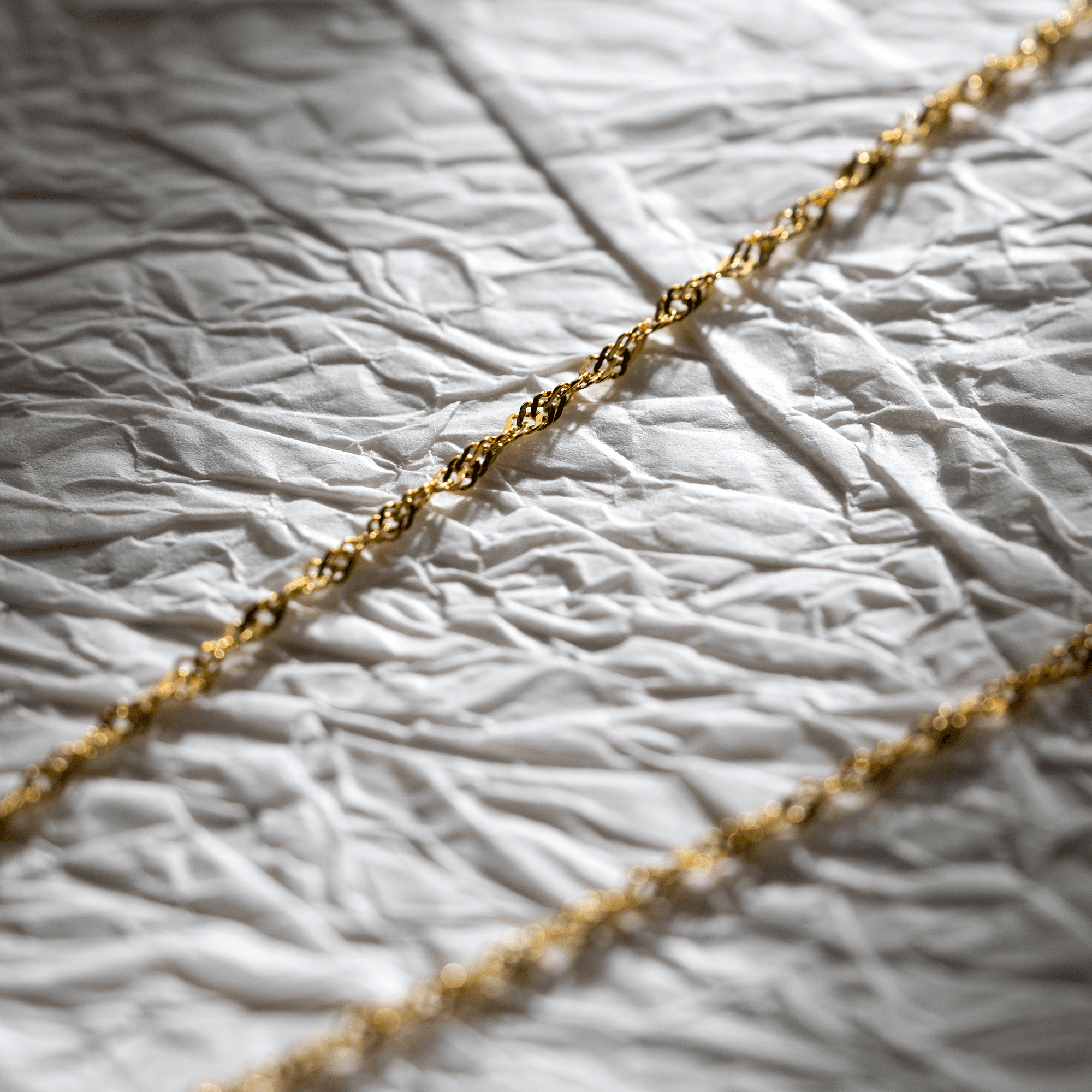 Sterling Silver Singapore Chain Necklace