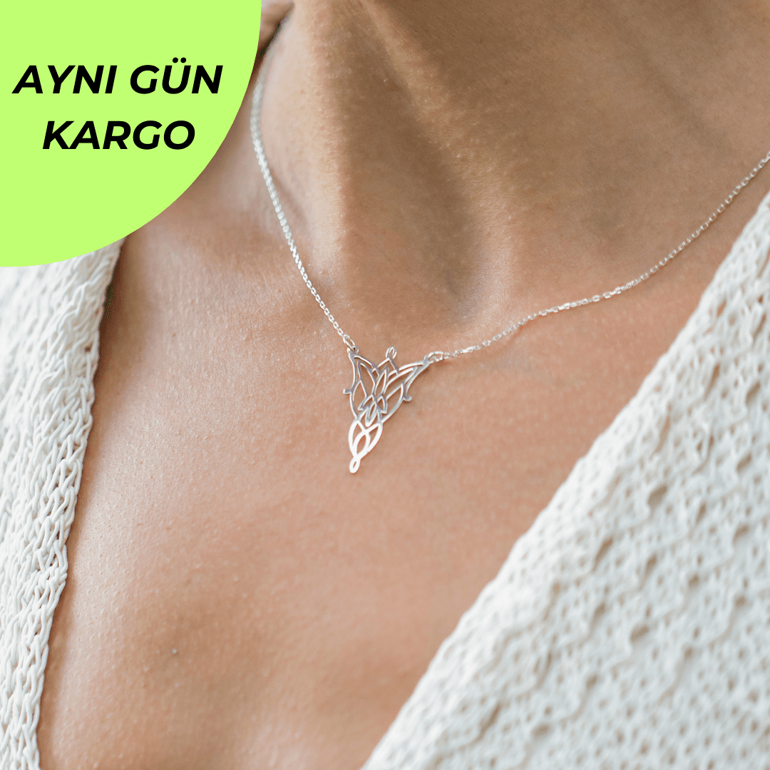 Arwen Akşam Yıldızı Kolye | 925 Gümüş