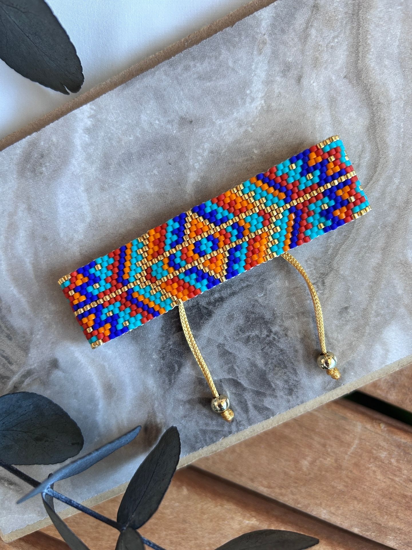 Etnik Desen Tasarım Miyuki Bileklik