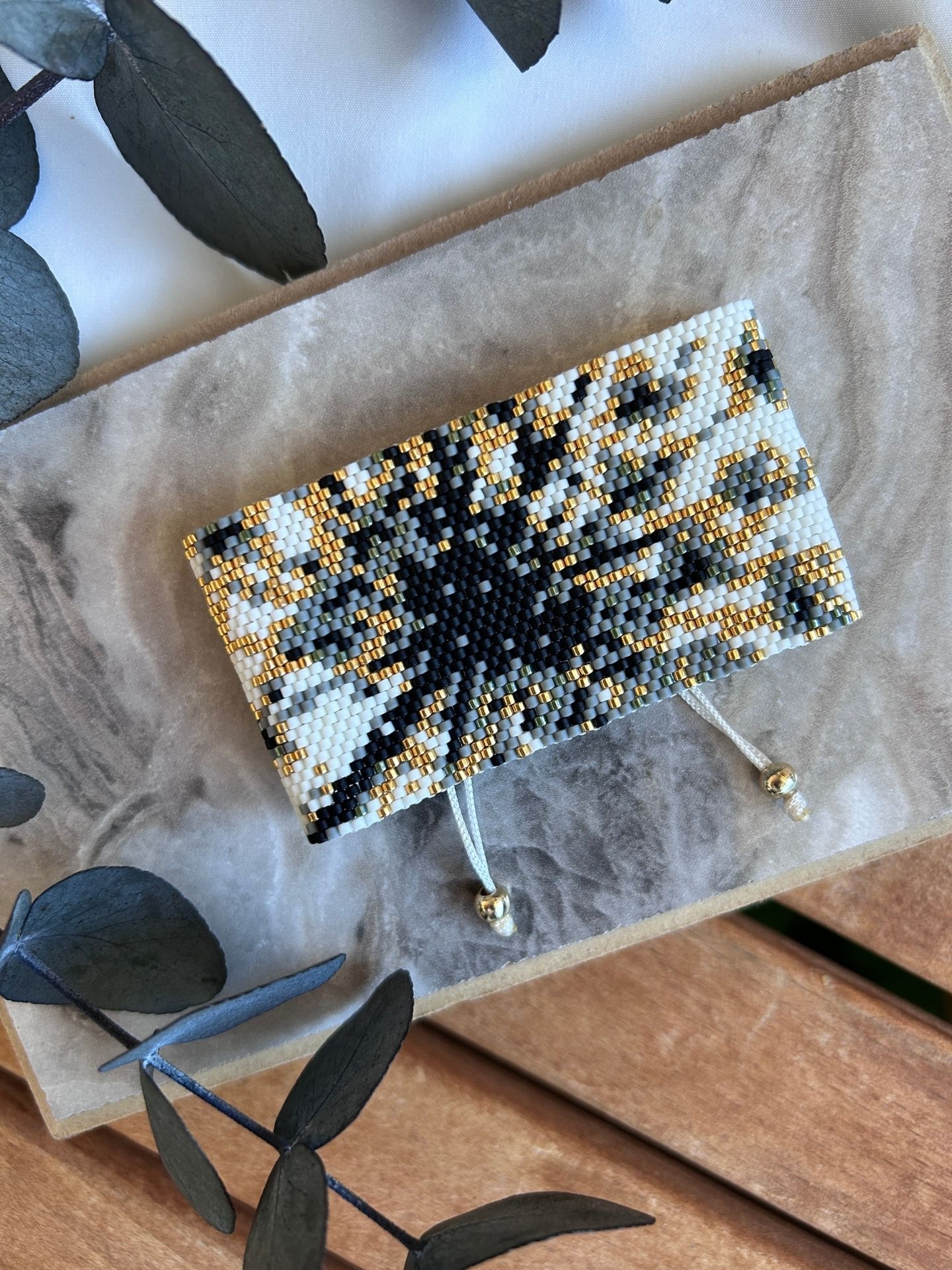 Tasarım Yıldız Motif Kalın Miyuki Bileklik