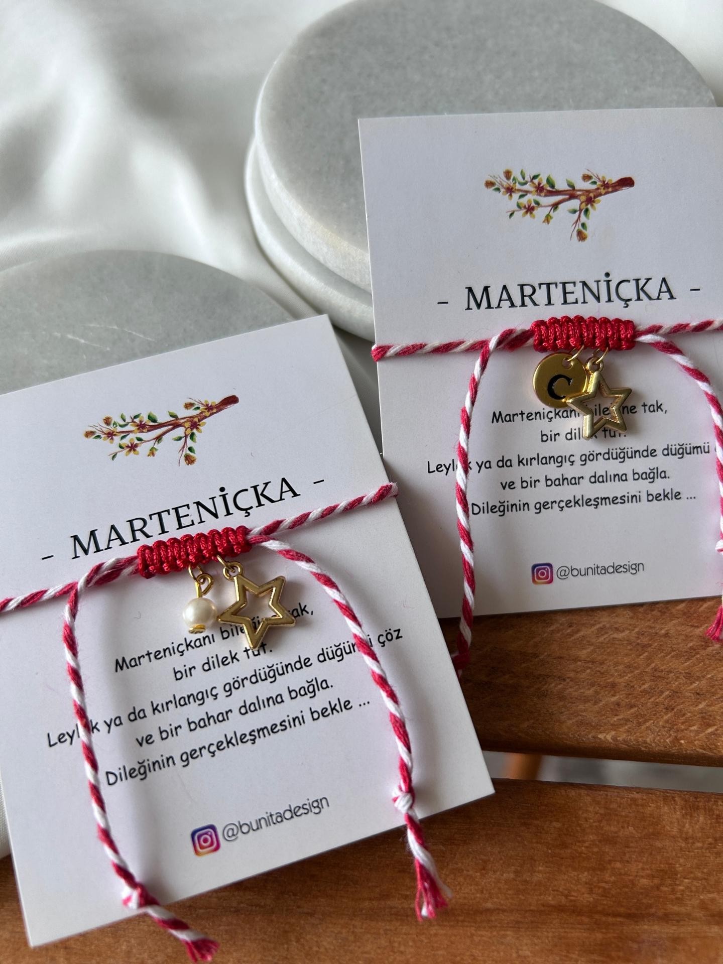 Yıldız Charm Detay İkili Marteniçka Bileklik Seti