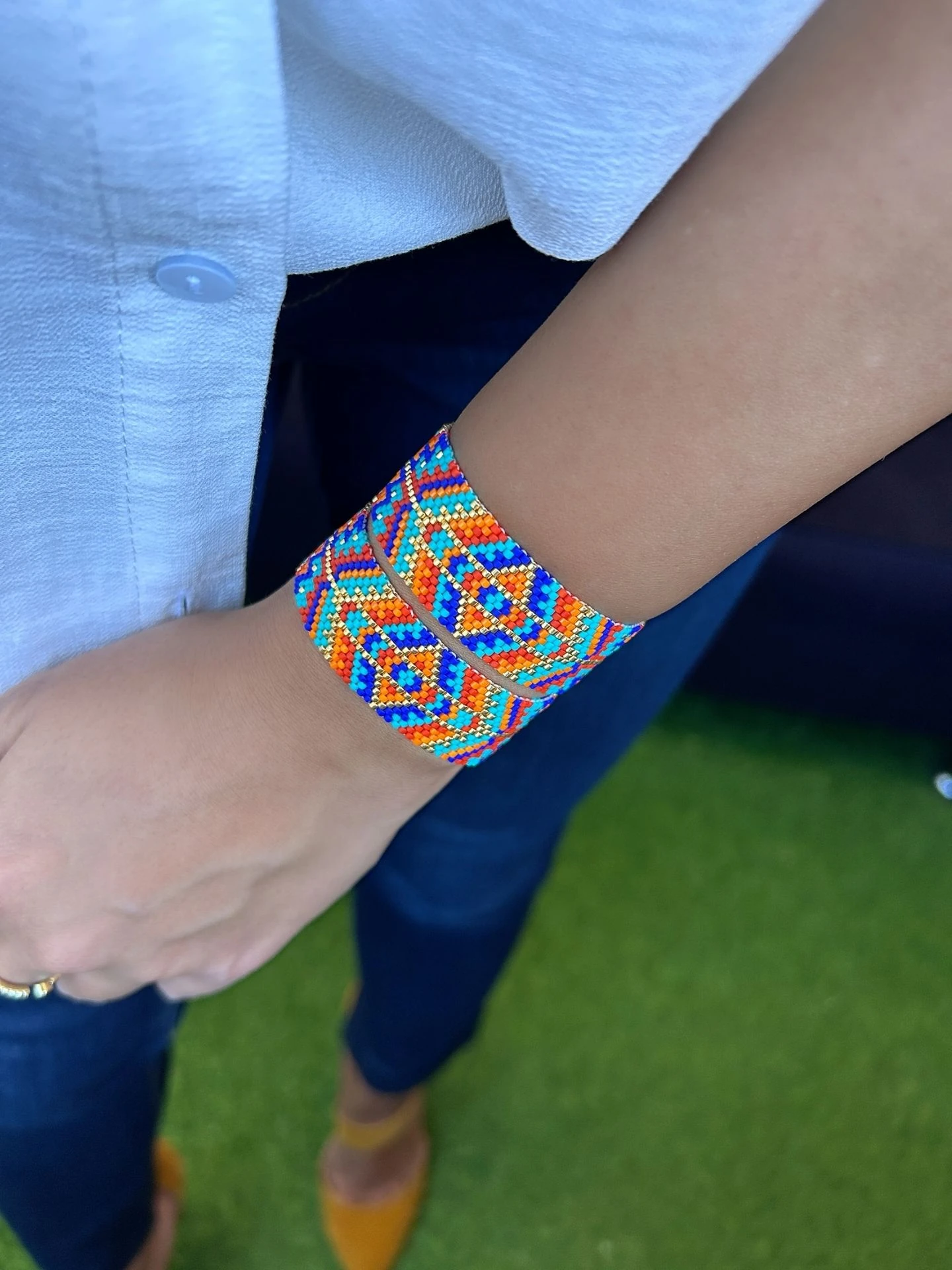 Etnik Desen Tasarım Miyuki Bileklik