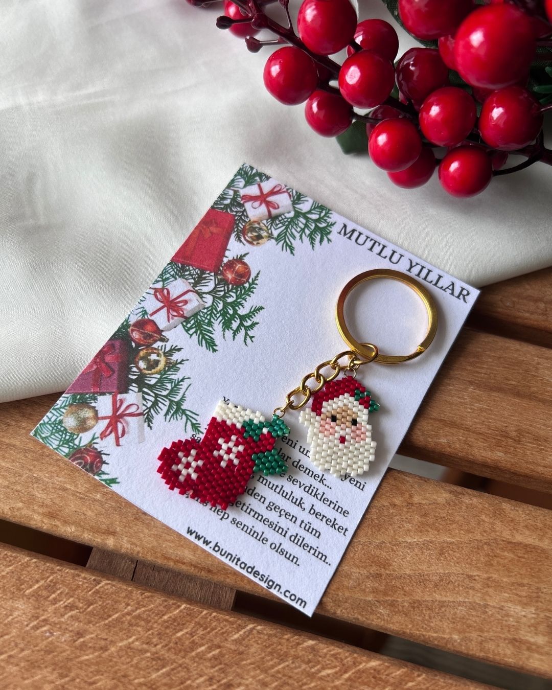 Noel Baba İkili Tasarım Aksesuar