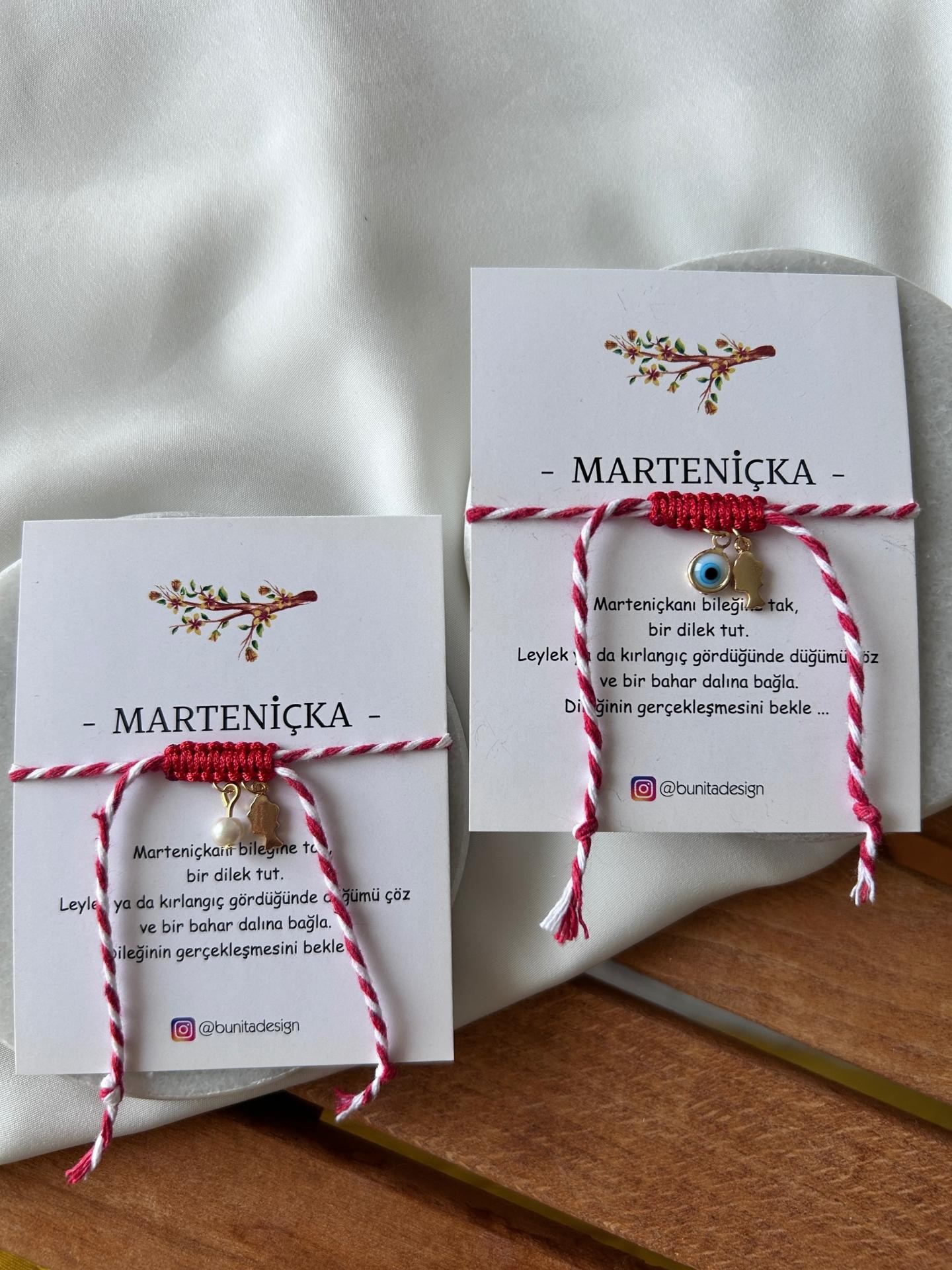 Balık ve Nazar Boncuklu Charm Marteniçka Dilek Bilekliği