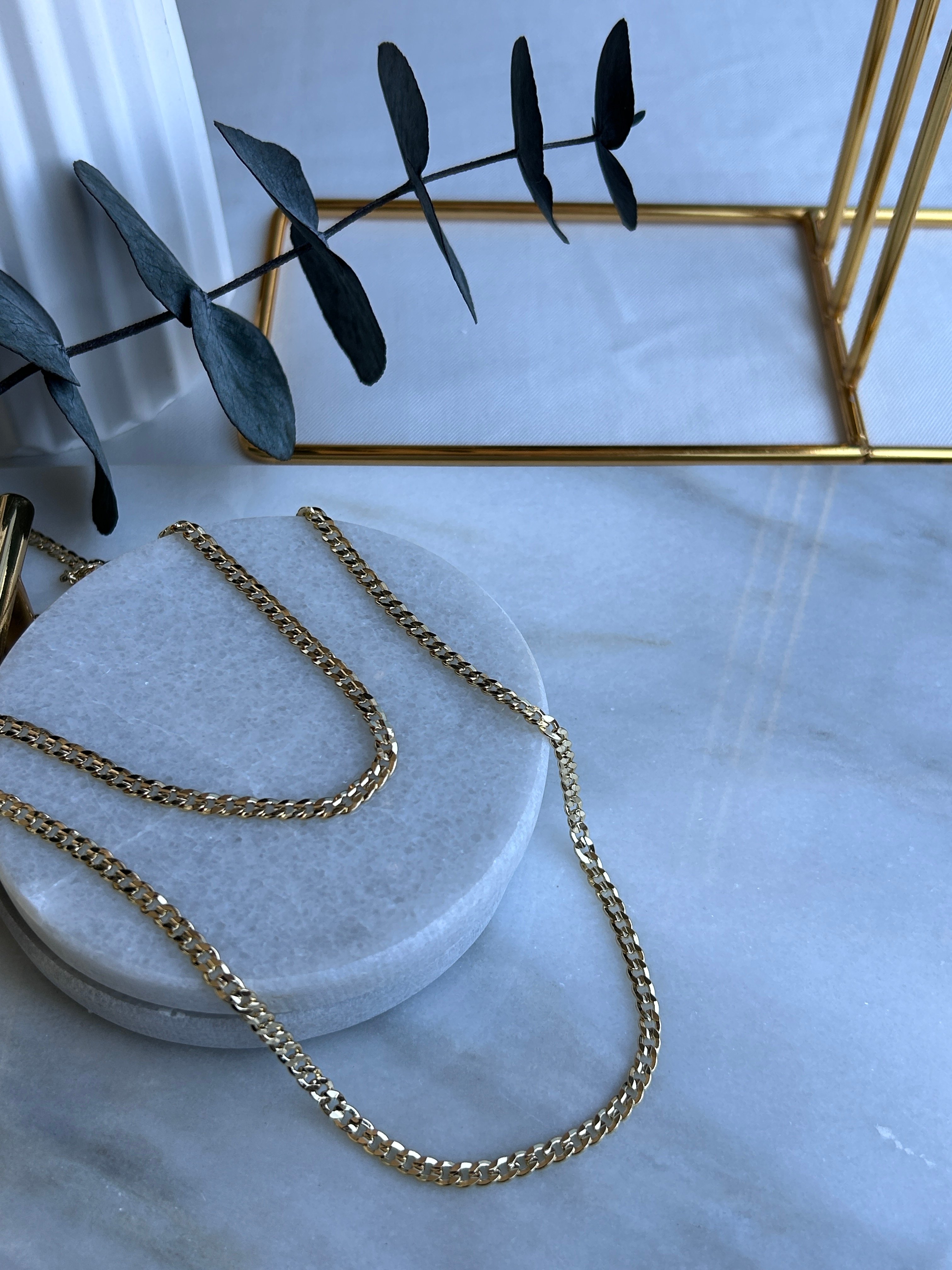 Vip Özel Seri 14K 45 Cm Basic Kuyumcu İşi Kolye