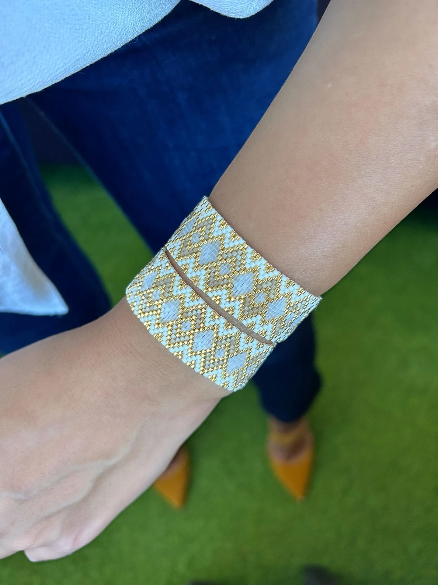 Baklava Desen Tasarım Miyuki Bileklik