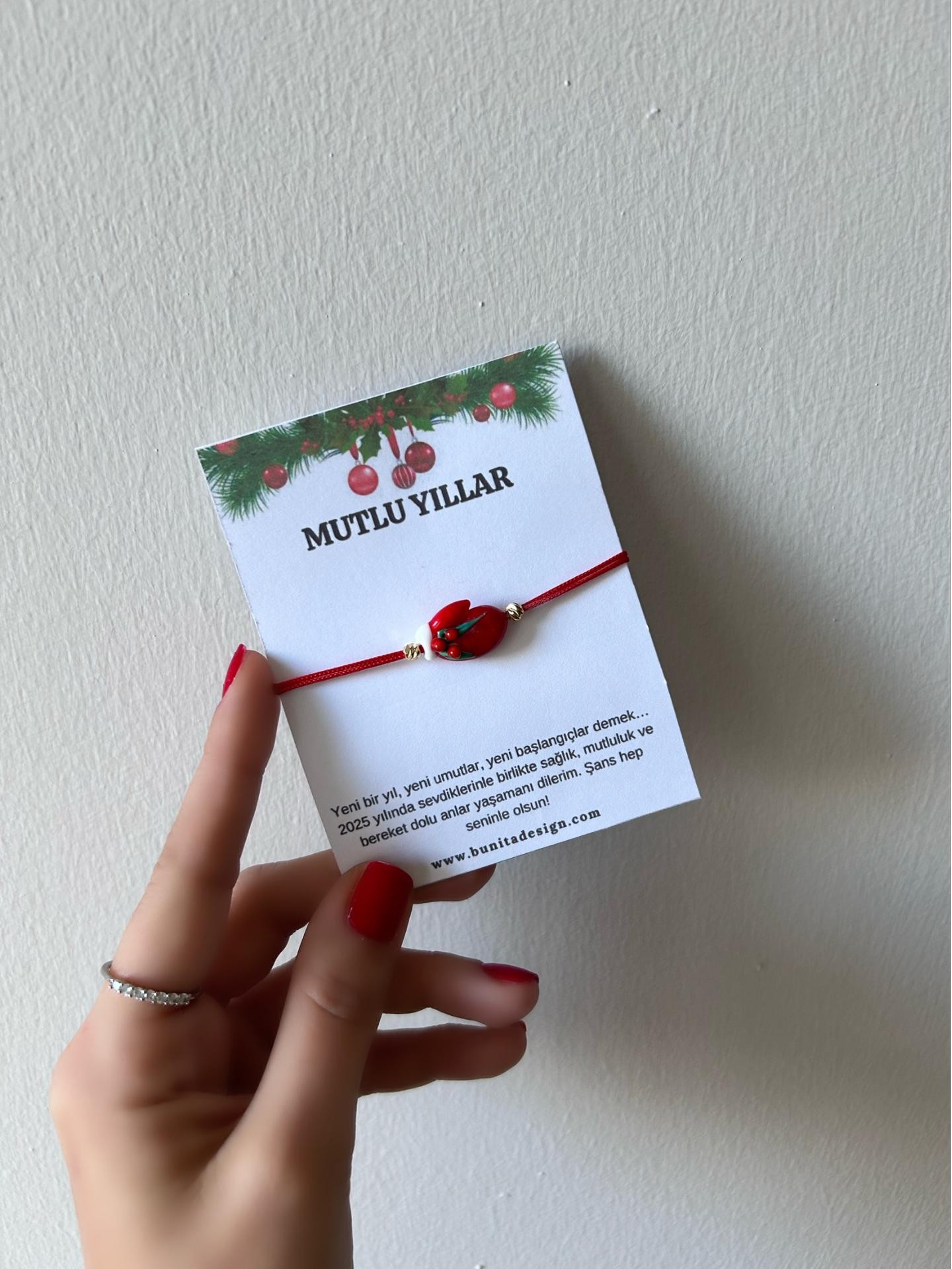 Murano Cam Kokinalı Eldiven Yeni Yıl Konsept Bileklik