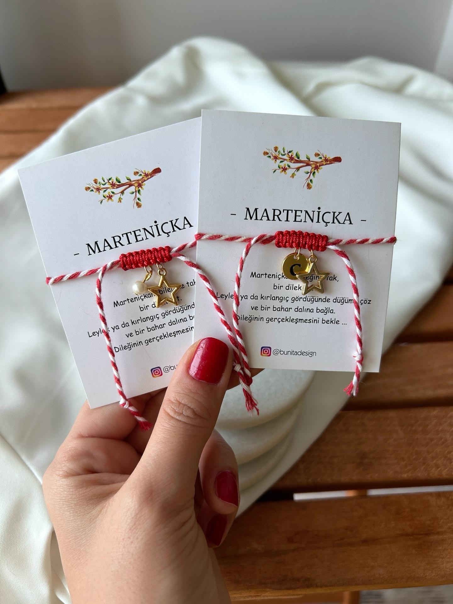 Yıldız Charm Detay İkili Marteniçka Bileklik Seti