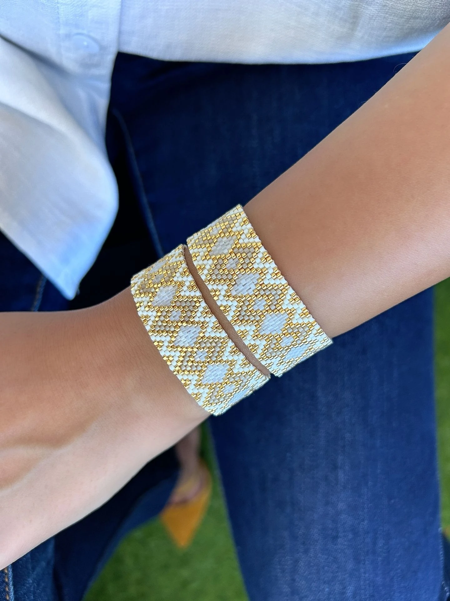 Baklava Desen Tasarım Miyuki Bileklik