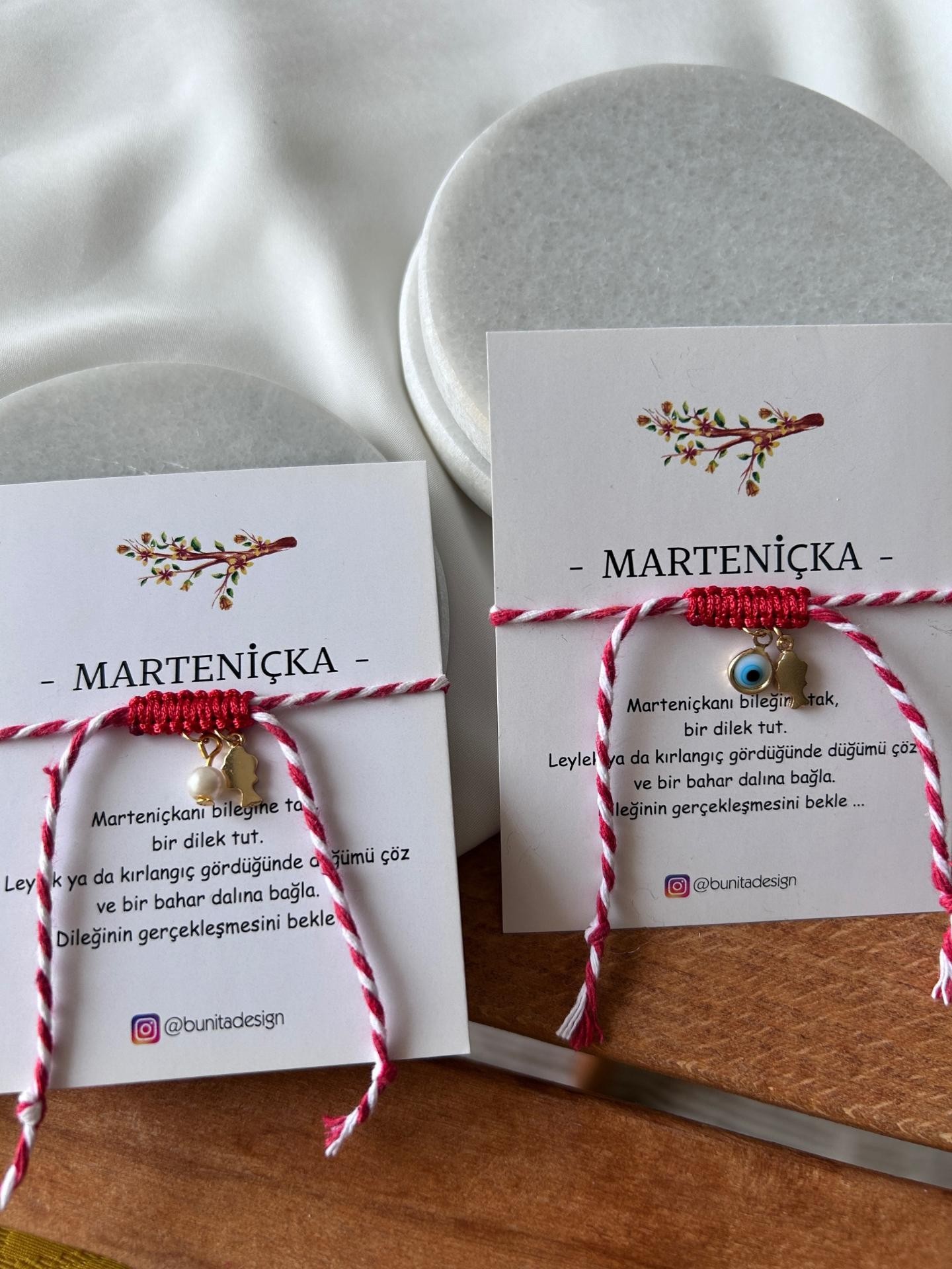 Balık ve Nazar Boncuklu Charm Marteniçka Dilek Bilekliği