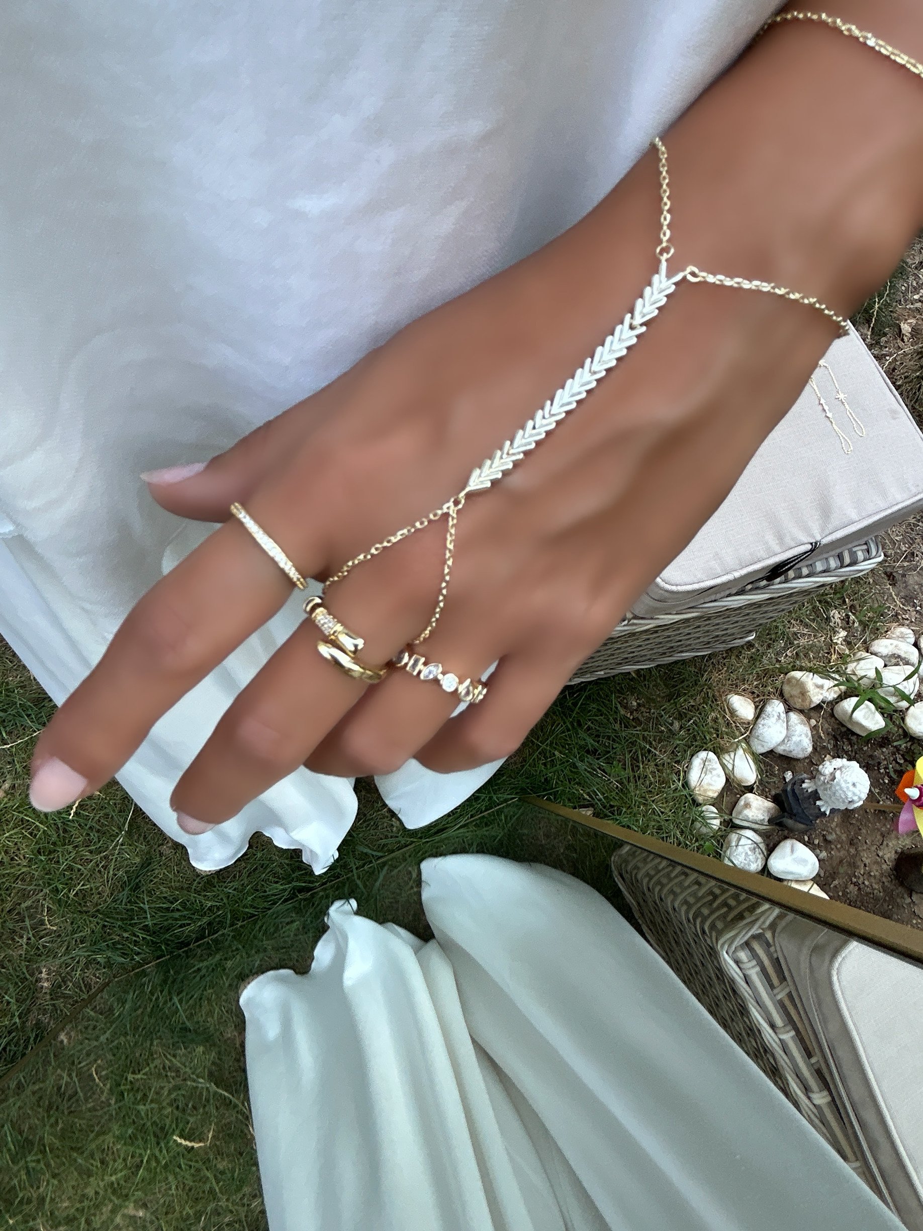 Vip Özel Seri 14K Üçlü Yüzük + Şahmeran Seti
