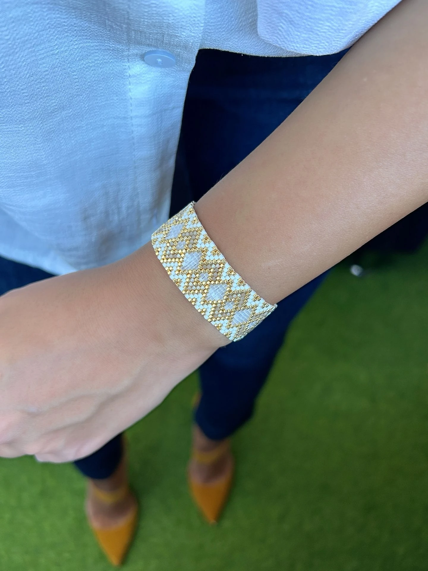 Baklava Desen Tasarım Miyuki Bileklik