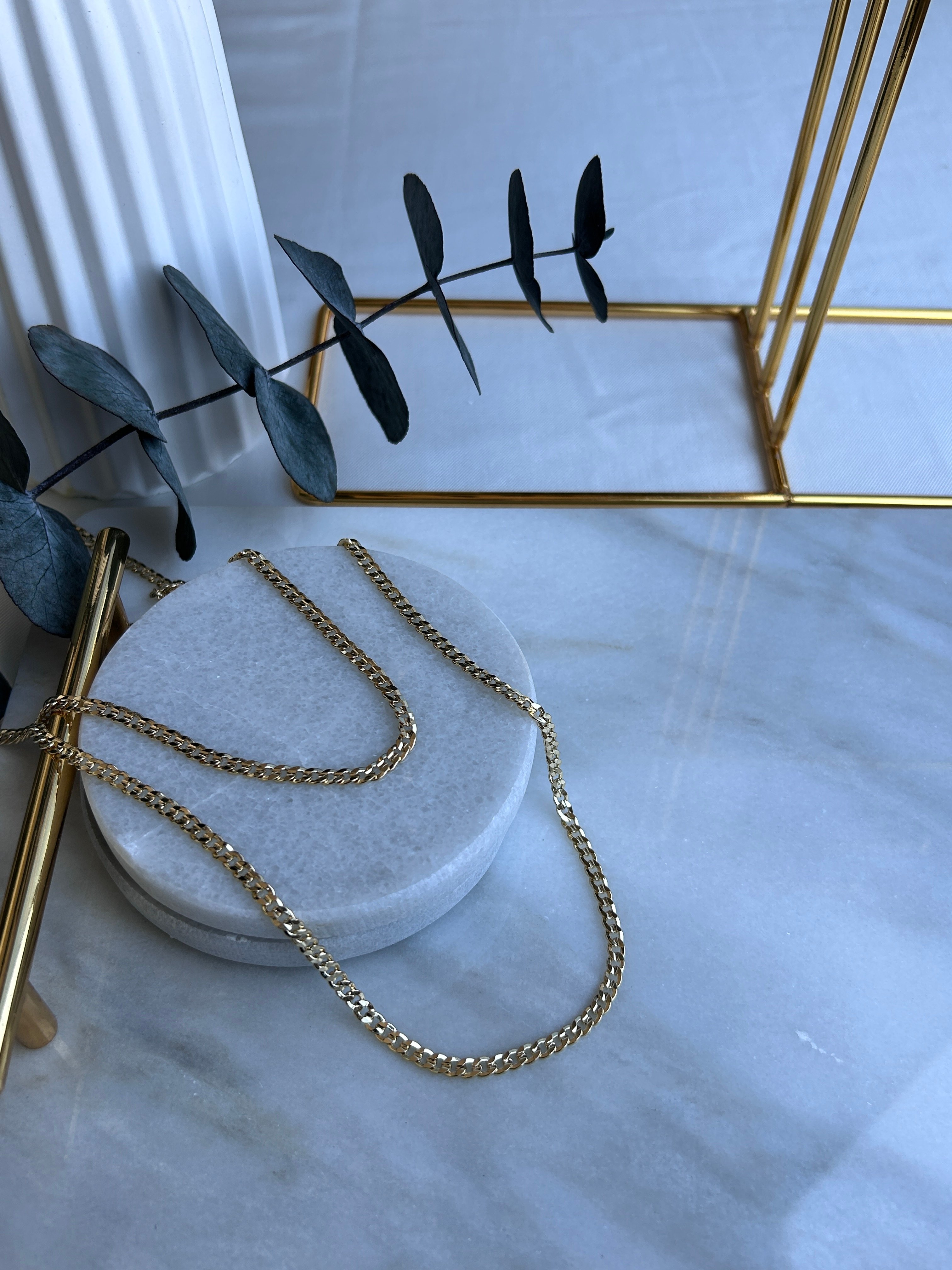 Vip Özel Seri 14K 45 Cm Basic Kuyumcu İşi Kolye
