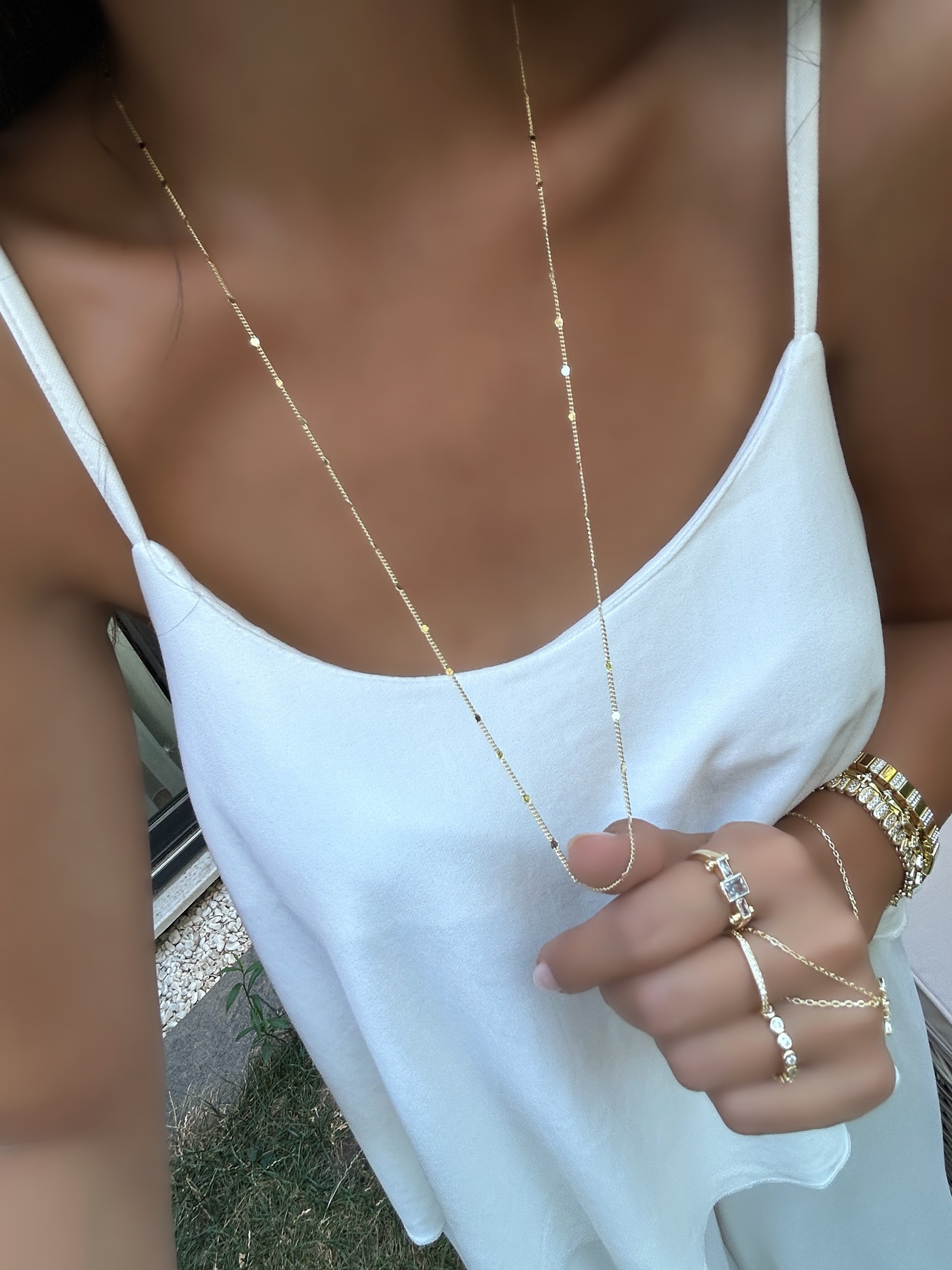 Vip Özel Seri 14K 70 Cm Pullu Basic Zincir Kolye