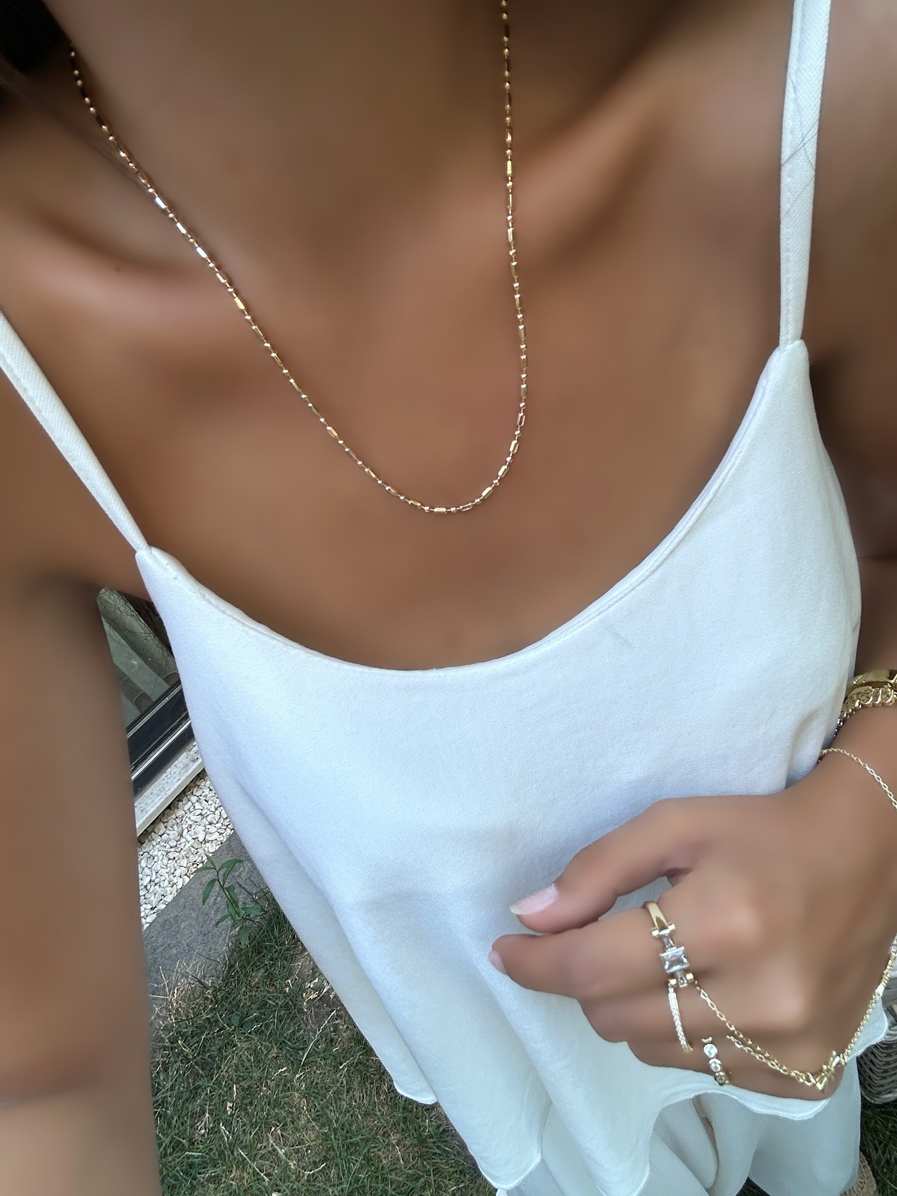 Vip Özel Seri 18K 50 Cm Kuyumcu İşi Zİncir Kolye
