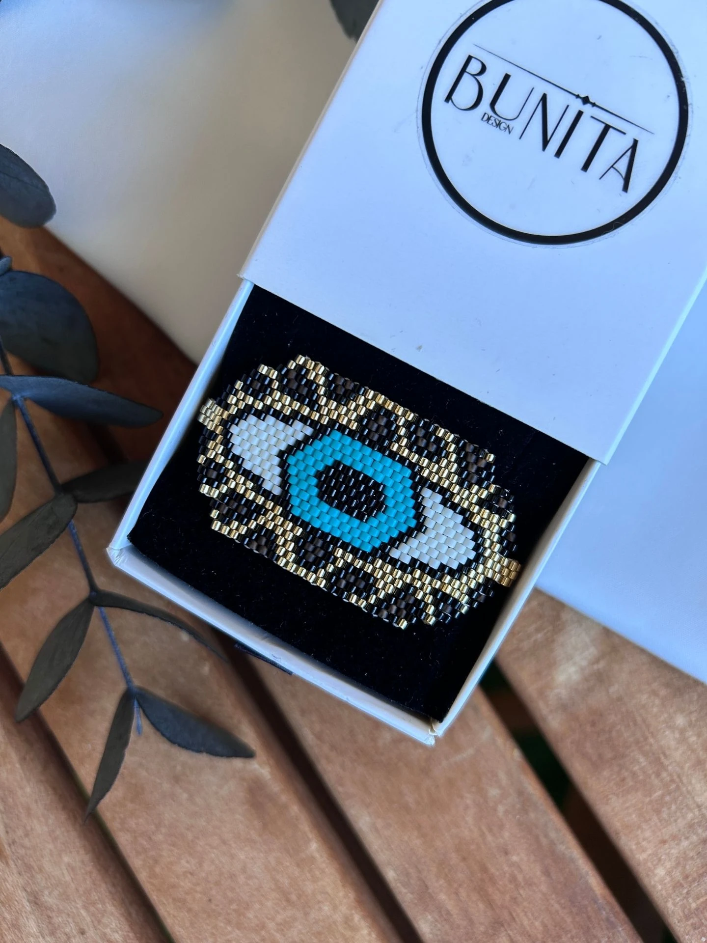 Leopar Detay Göz Miyuki Bileklik