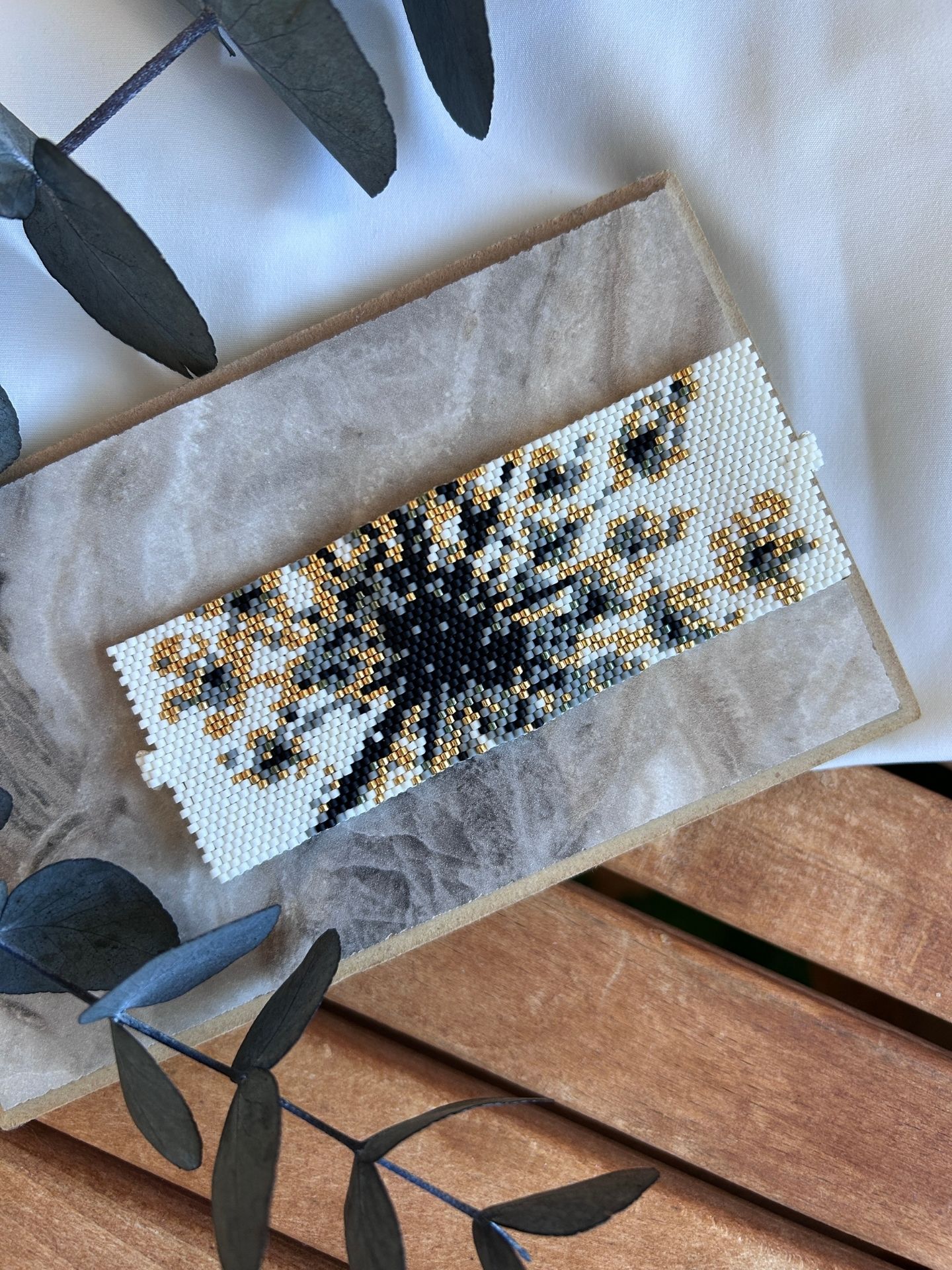 Tasarım Yıldız Motif Kalın Miyuki Bileklik